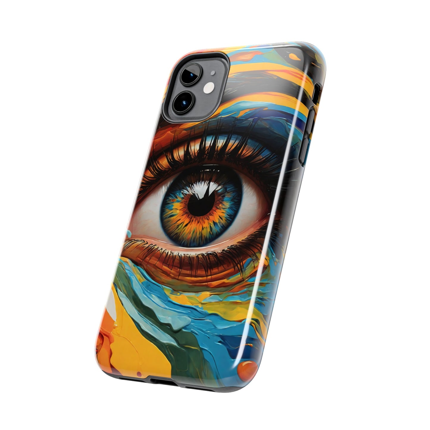 Psychedelic Eye Design Tough iPhone Case