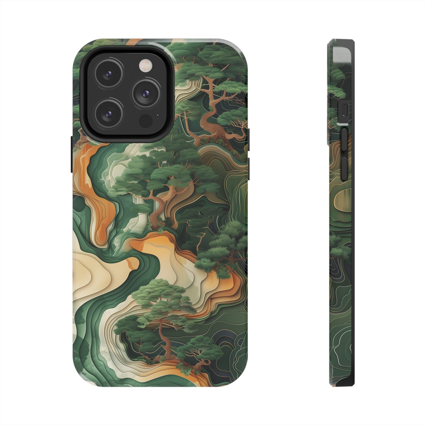 Japanese Art Print Design, Tough iPhone Case