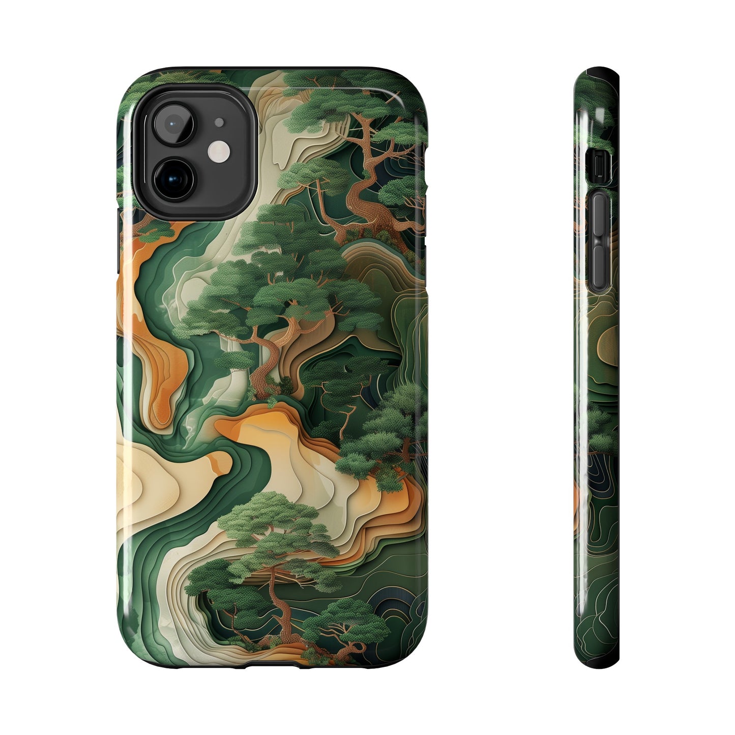 Japanese Art Print Design, Tough iPhone Case