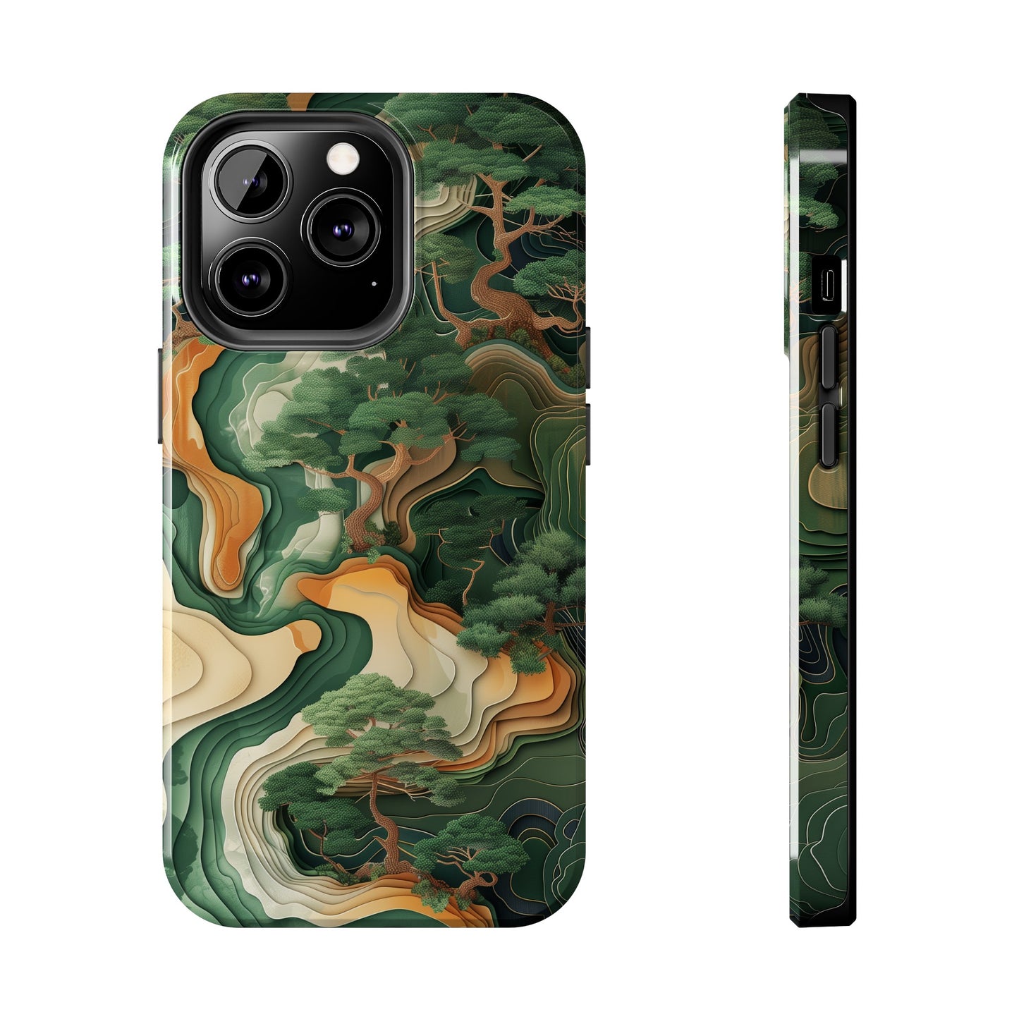 Japanese Art Print Design, Tough iPhone Case