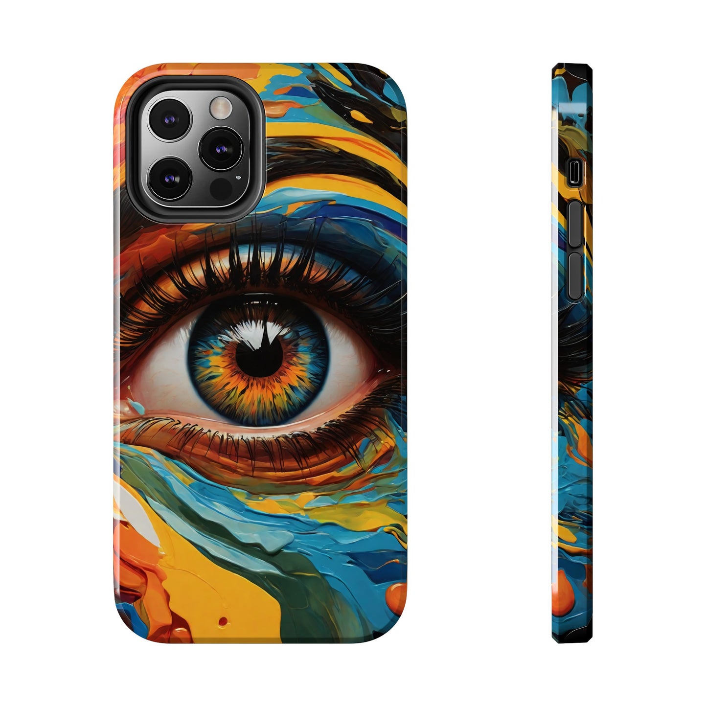 Psychedelic Eye Design Tough iPhone Case