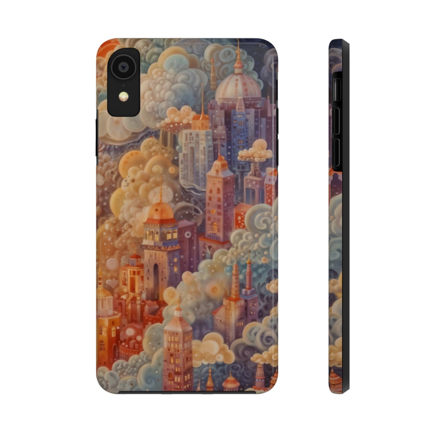 Colorful Japanese Art Print Design Inspired By Yayoi Kusama, Tough Impact Resistant 2-piece design iPhone Case