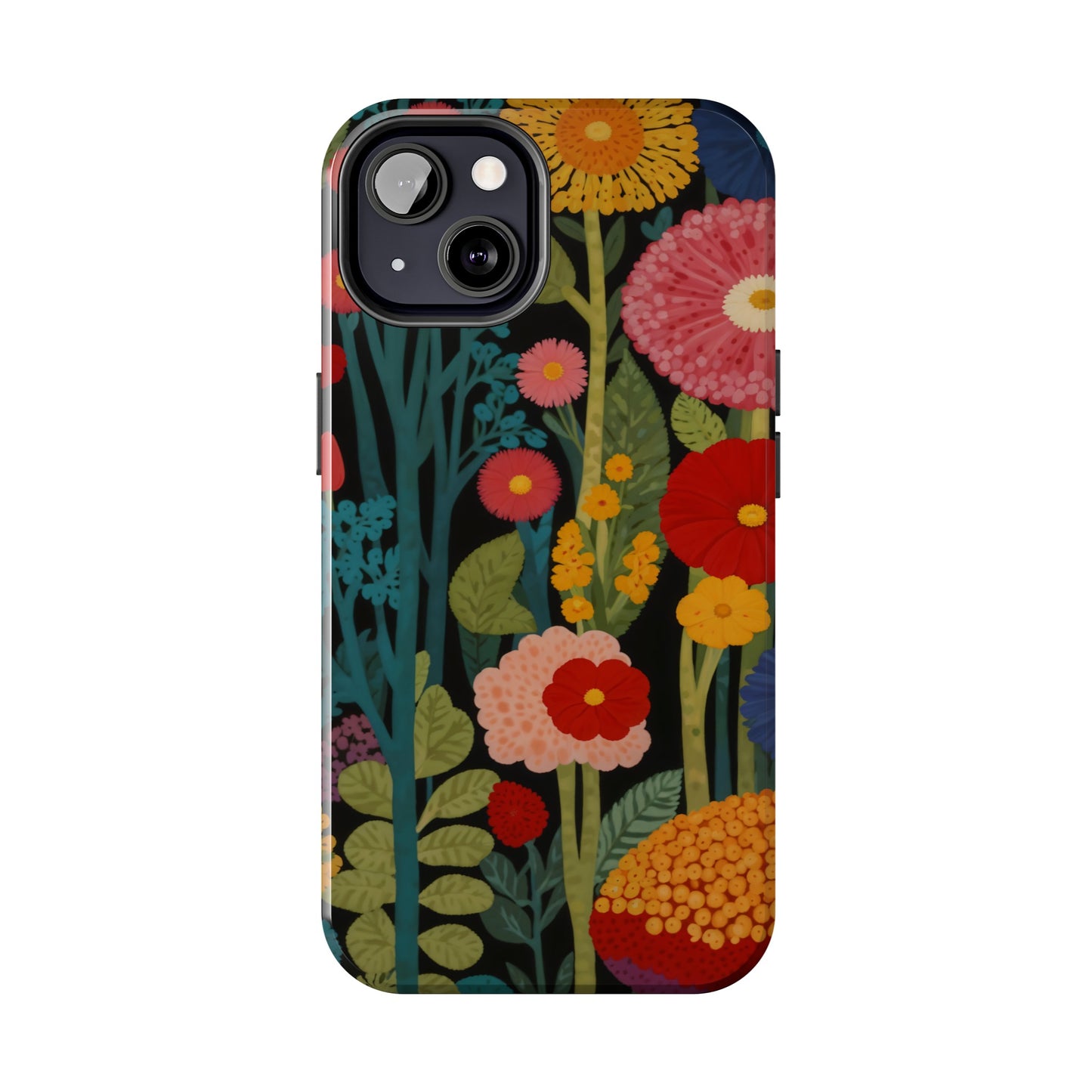 Colorful Flowers Tough iPhone Case