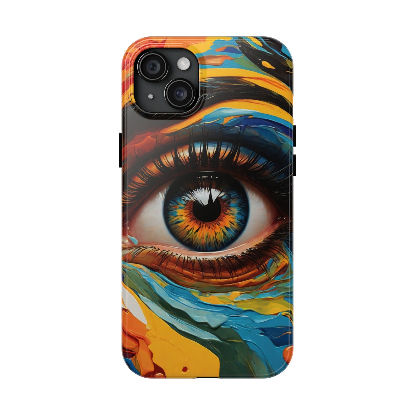 Psychedelic Eye Design Tough iPhone Case