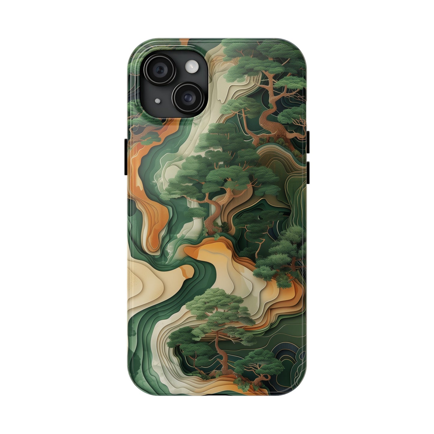 Japanese Art Print Design, Tough iPhone Case