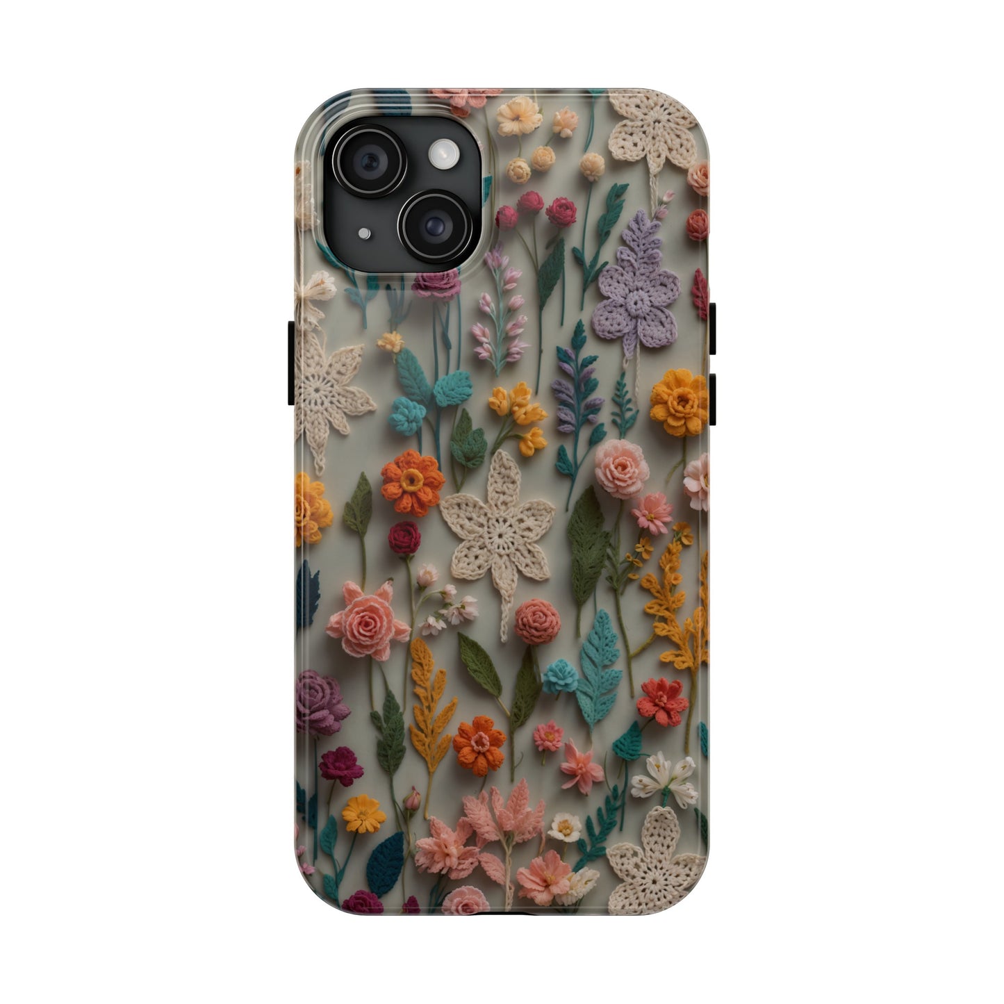 Crochet Flowers iPhone Case