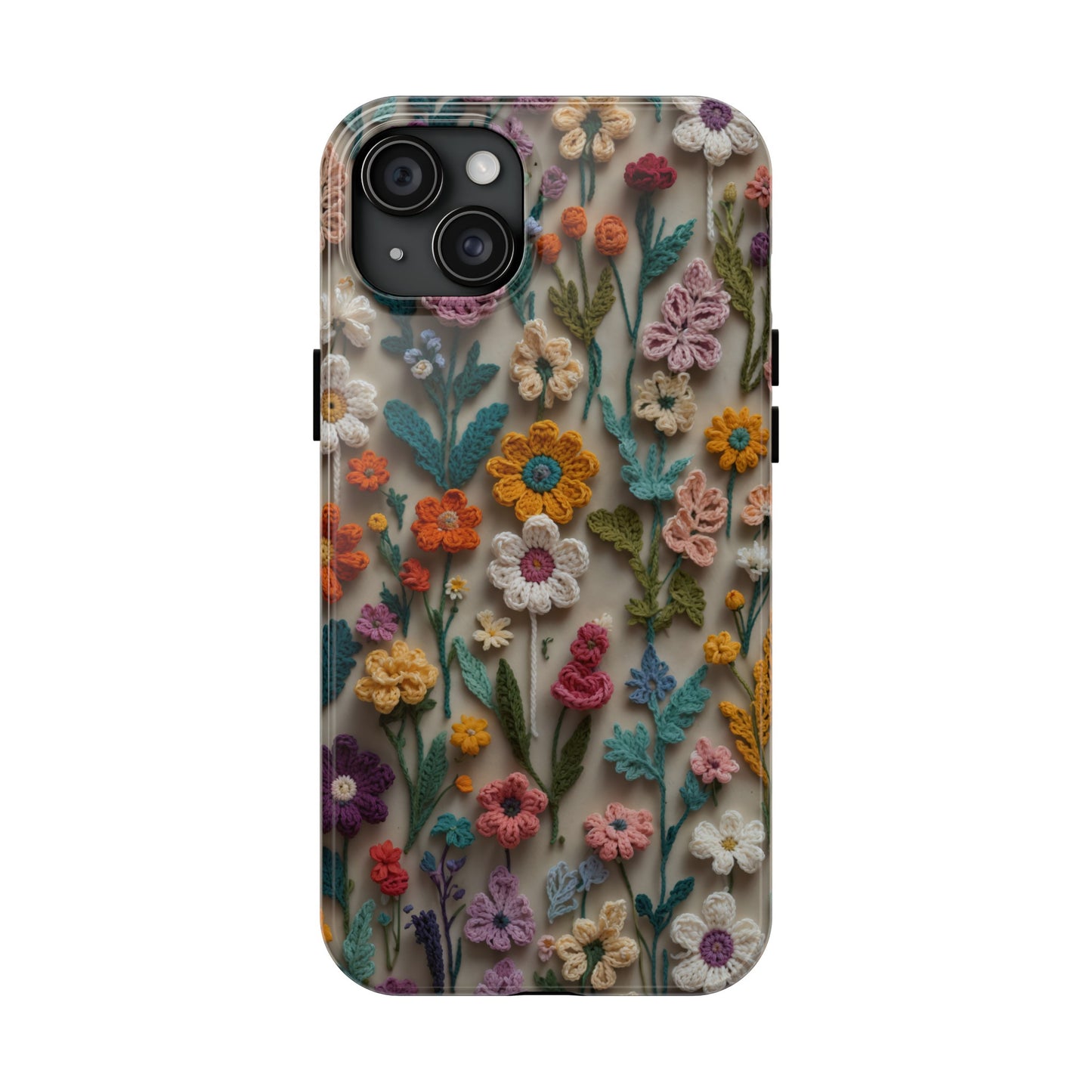 Crochet Flowers iPhone Case, Crocheter Gift