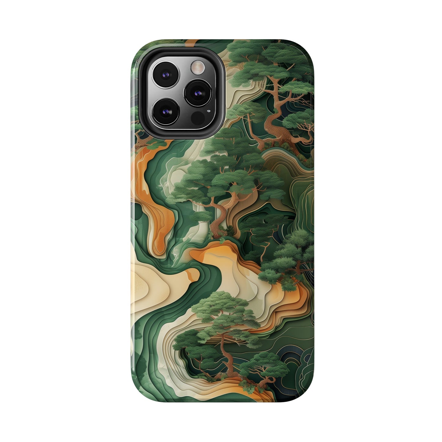 Japanese Art Print Design, Tough iPhone Case