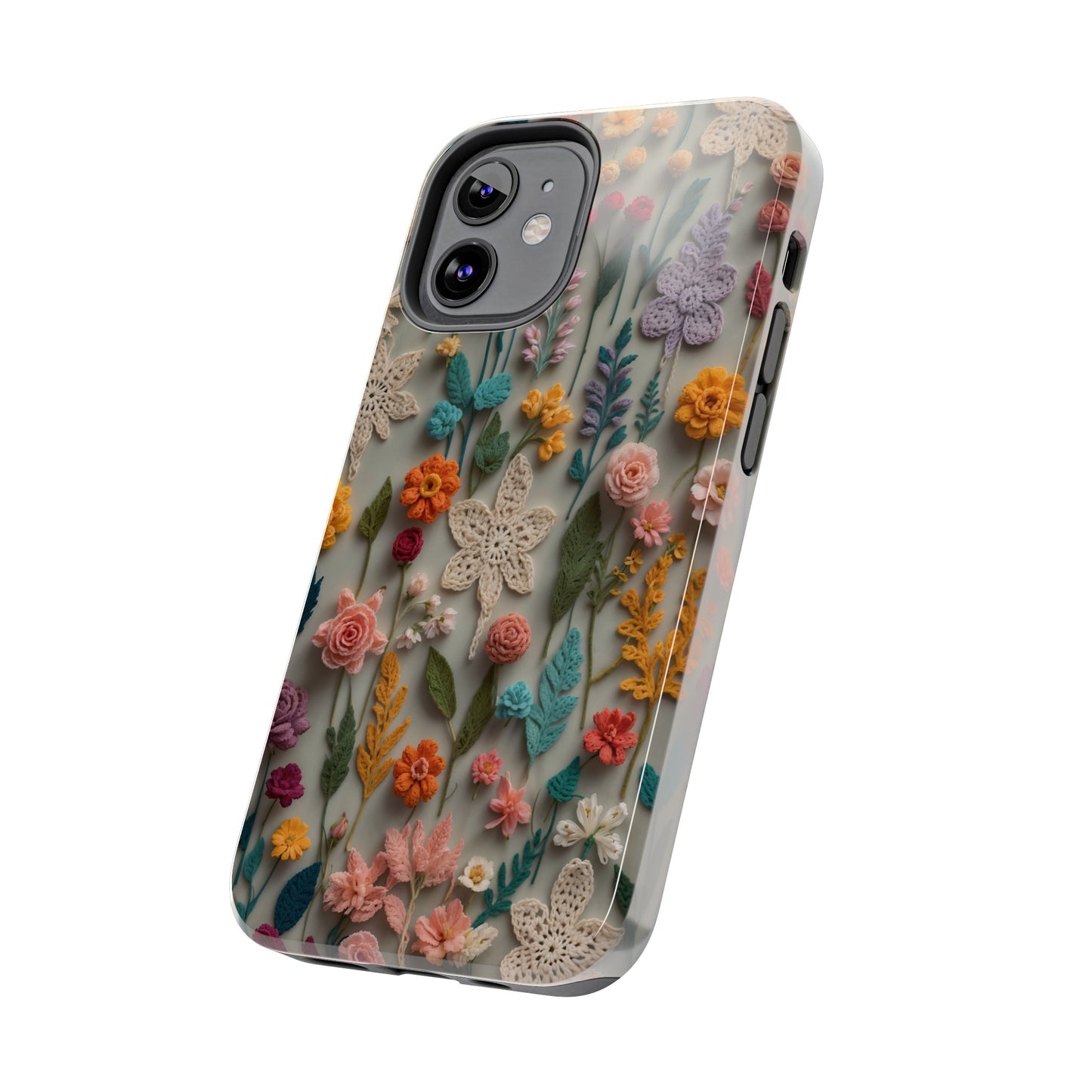 Crochet Flowers iPhone Case