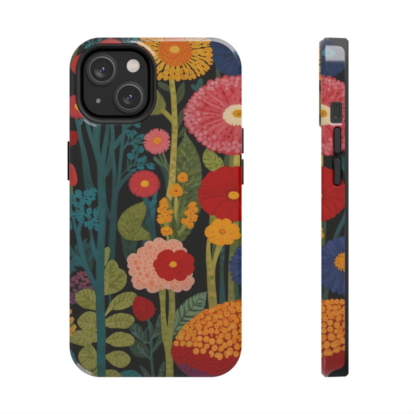 Colorful Flowers Tough iPhone Case