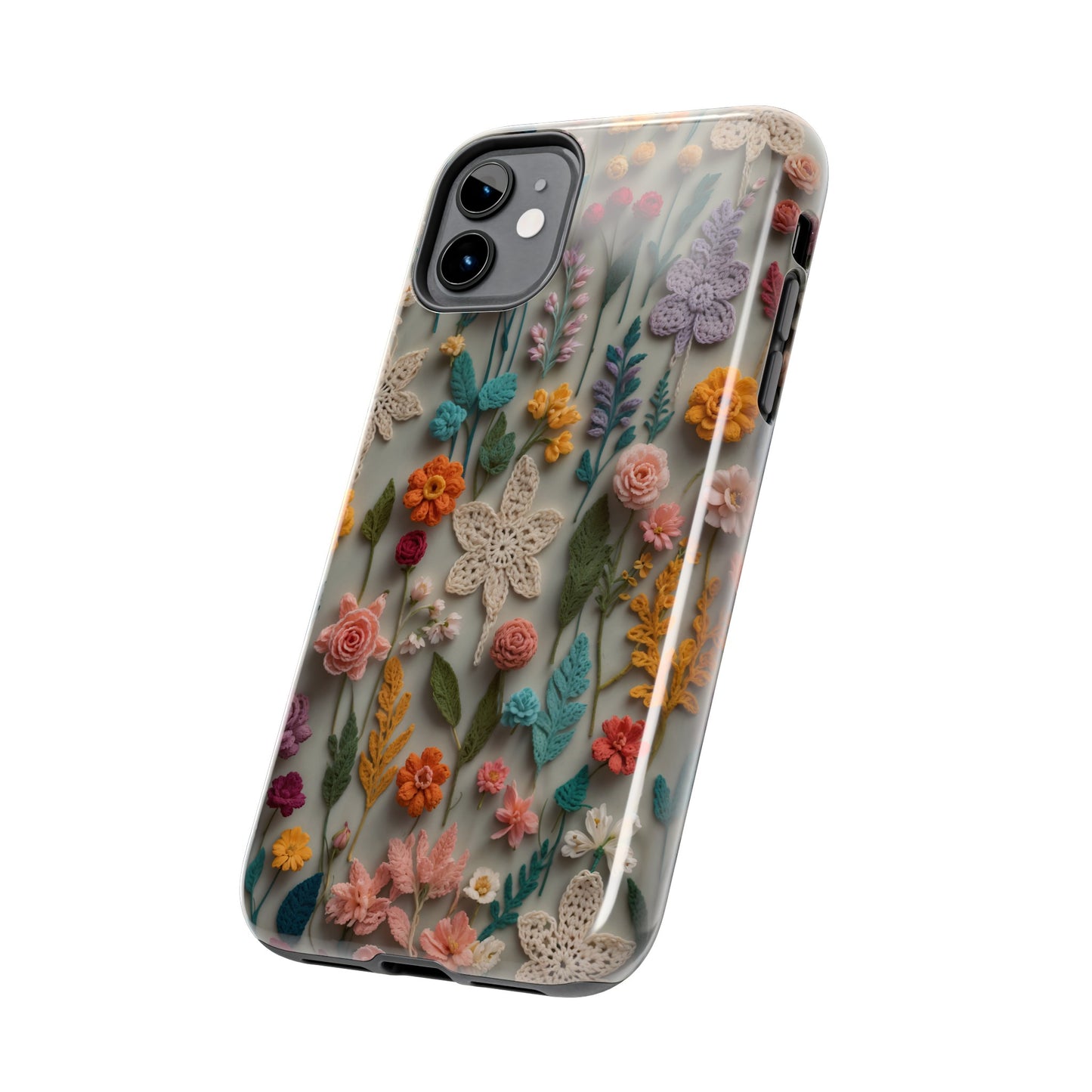 Crochet Flowers iPhone Case