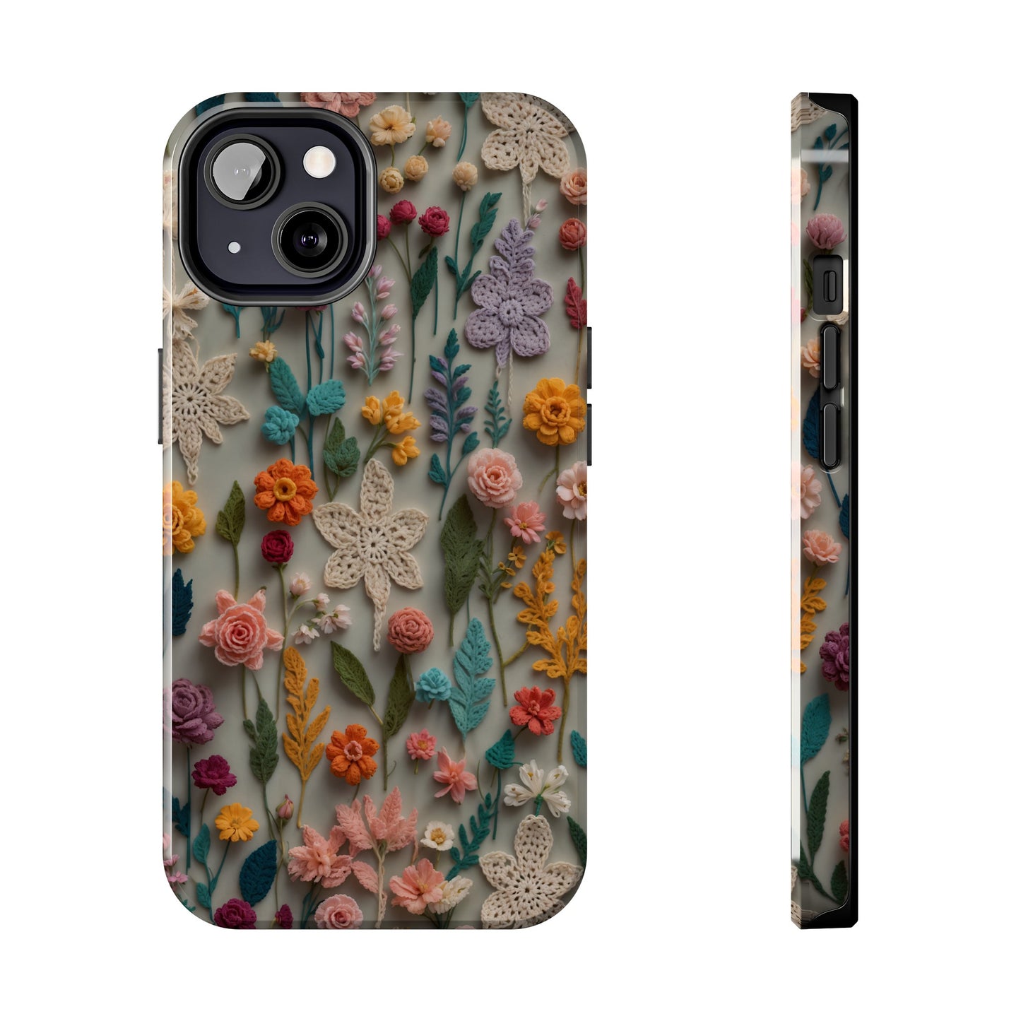 Crochet Flowers iPhone Case