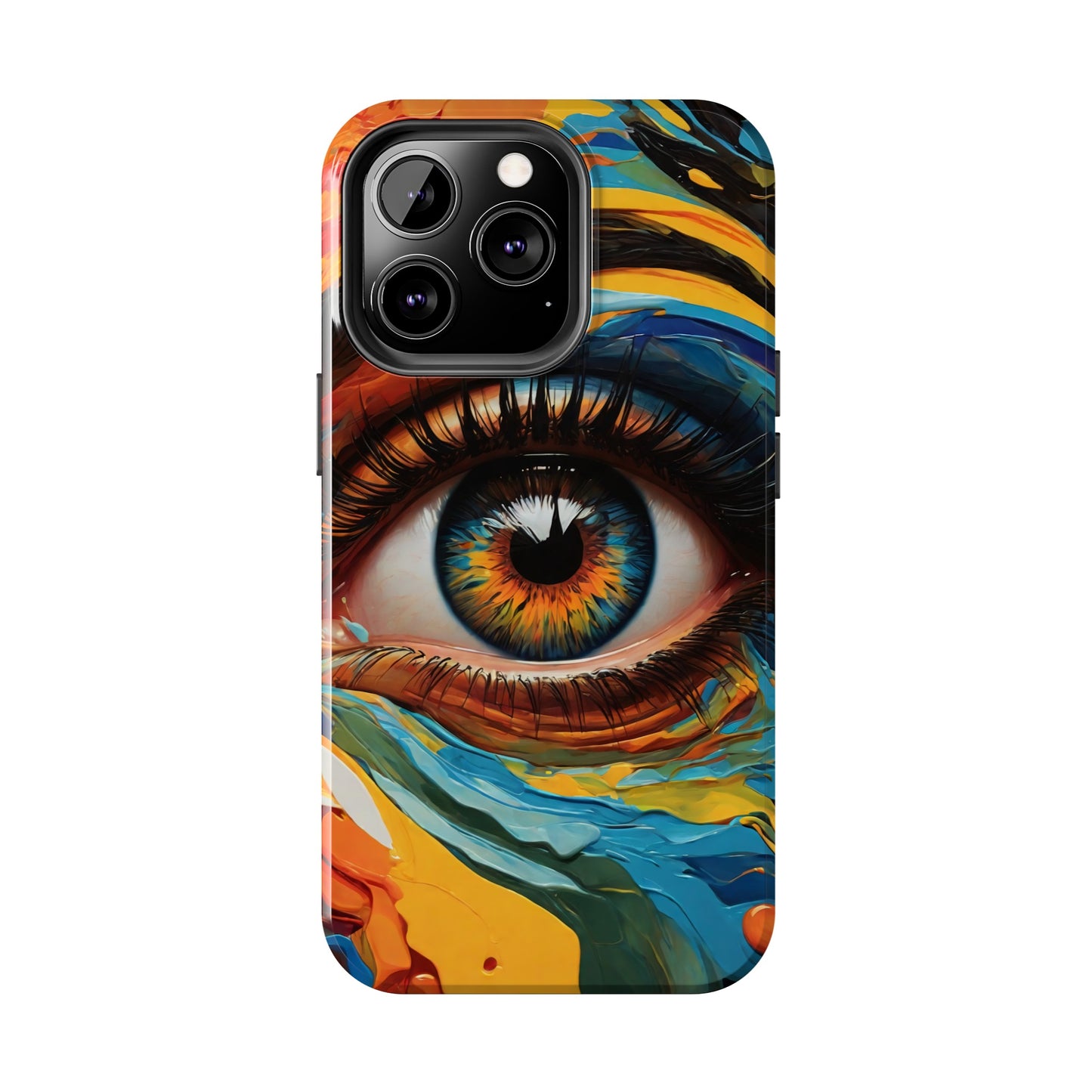 Psychedelic Eye Design Tough iPhone Case