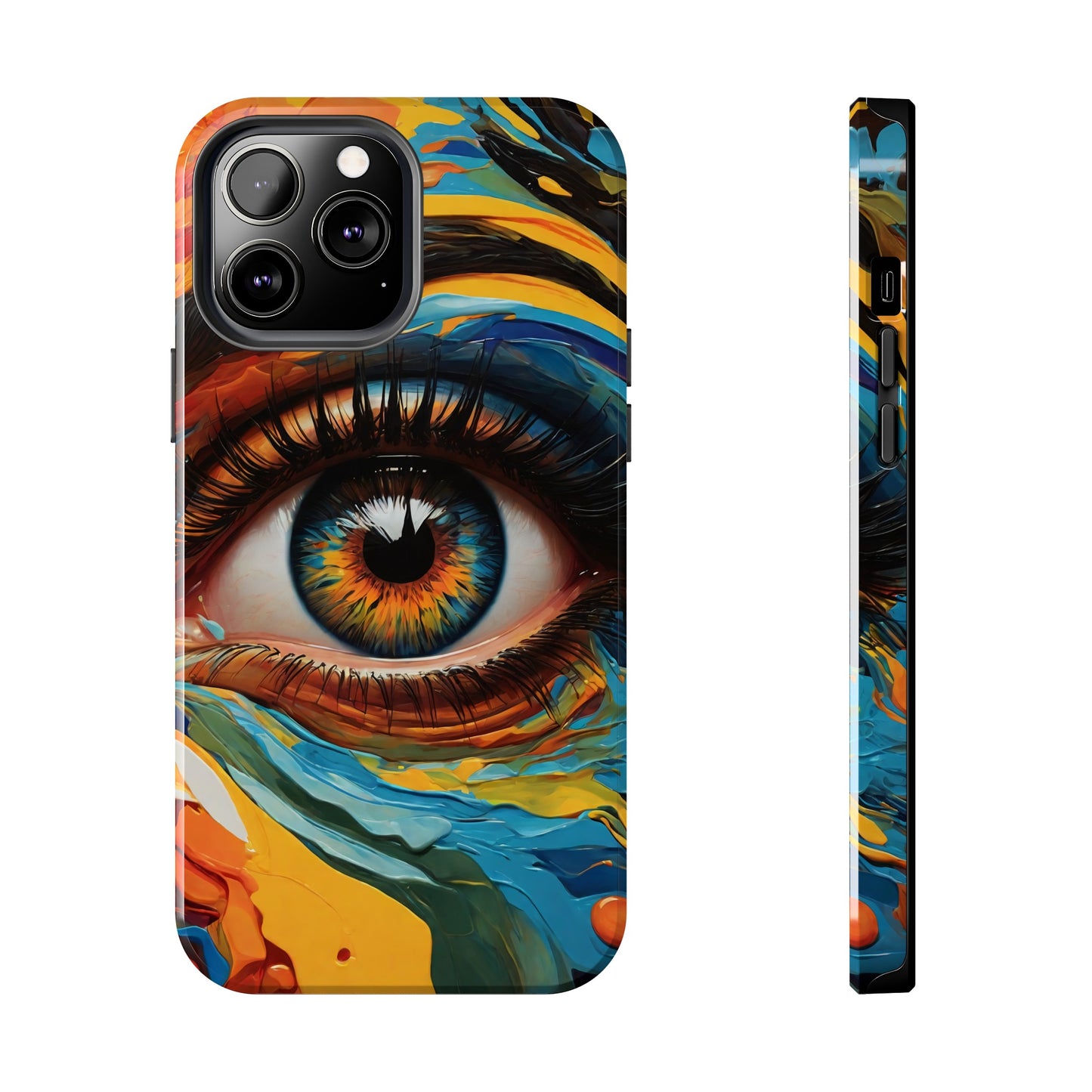 Psychedelic Eye Design Tough iPhone Case