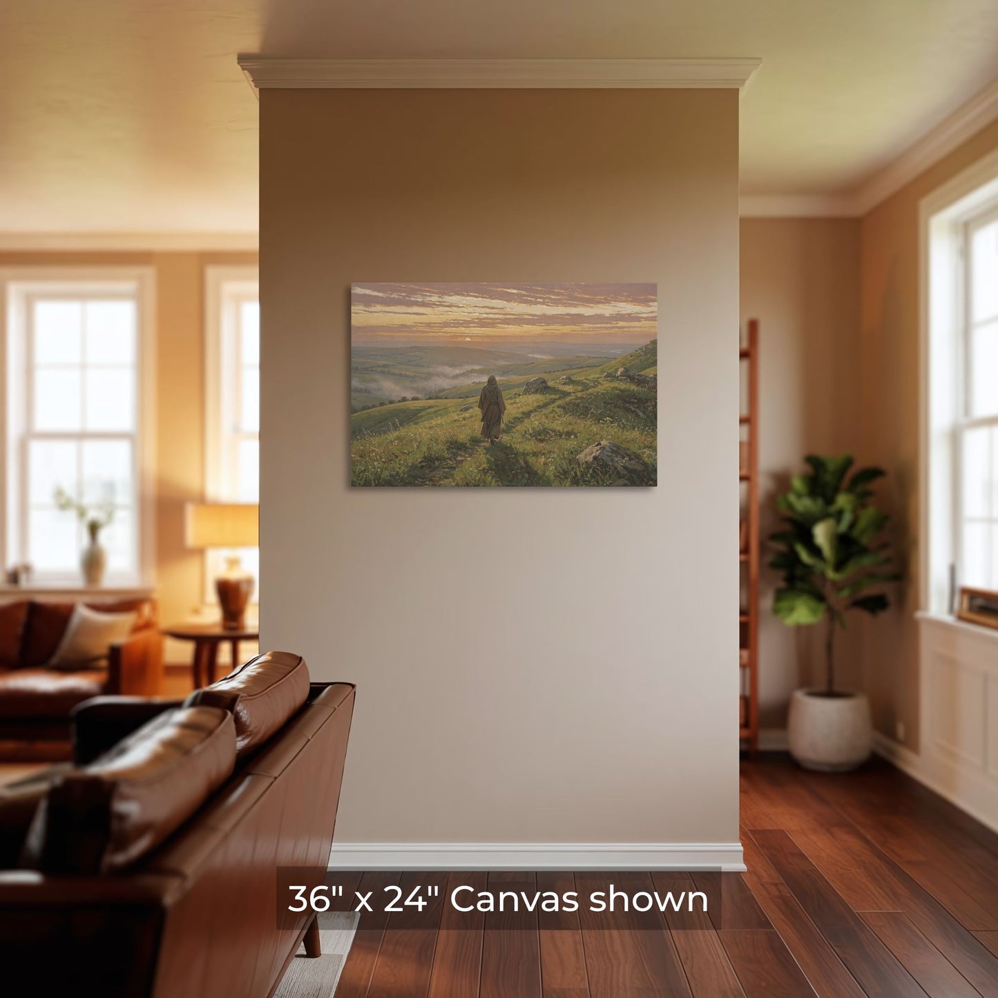The Shepherd's Return, Jesus Leaves the 99 Canvas Wall Art