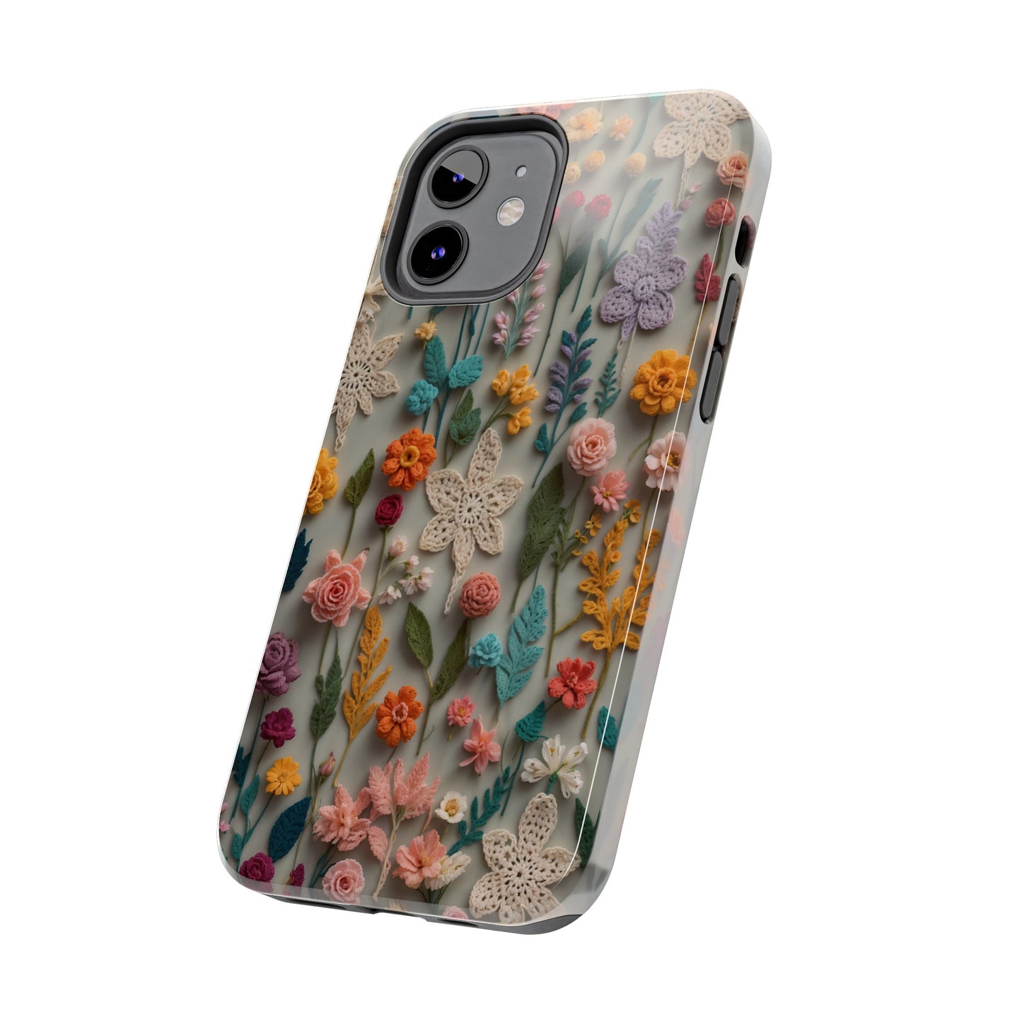 Crochet Flowers iPhone Case