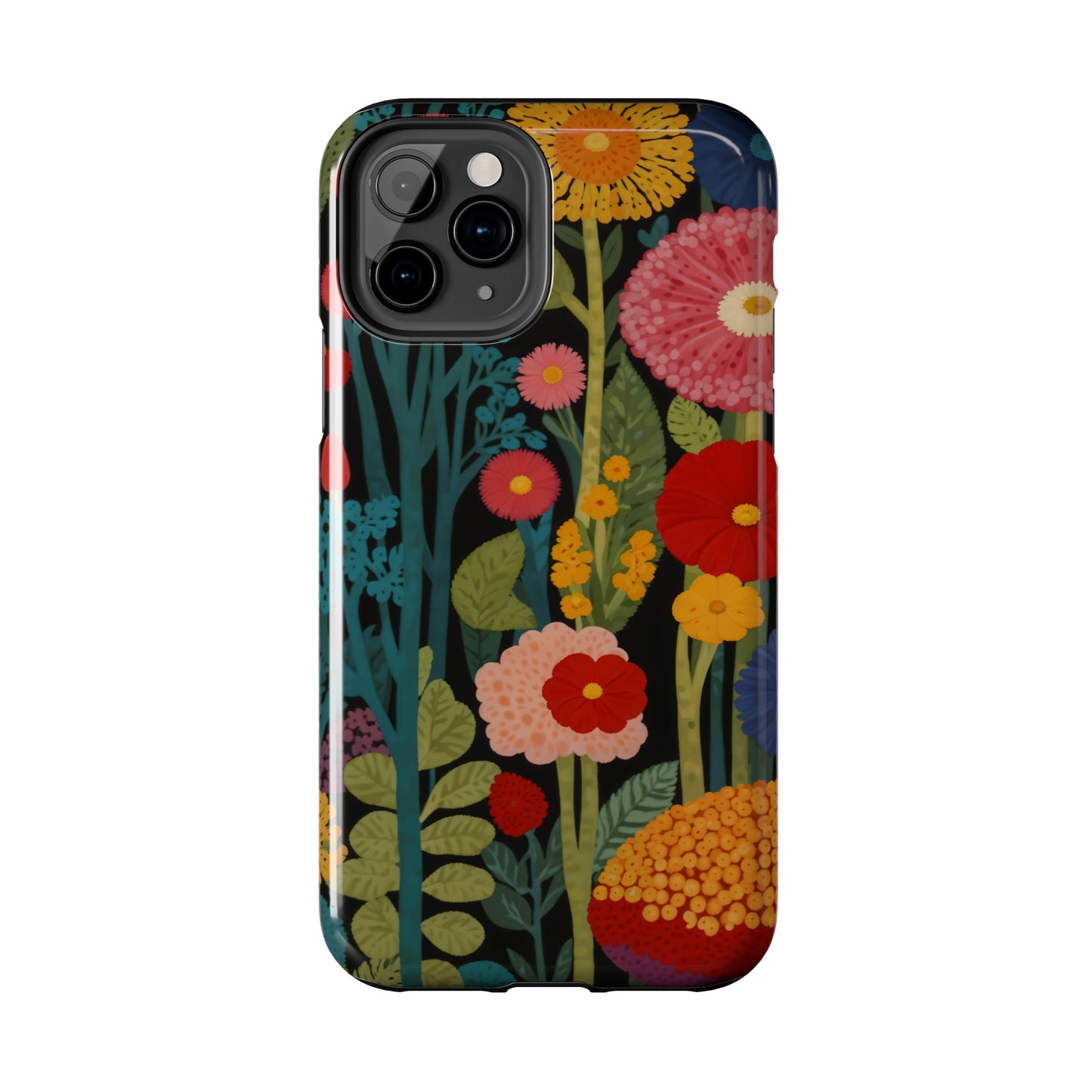 Colorful Flowers Tough iPhone Case