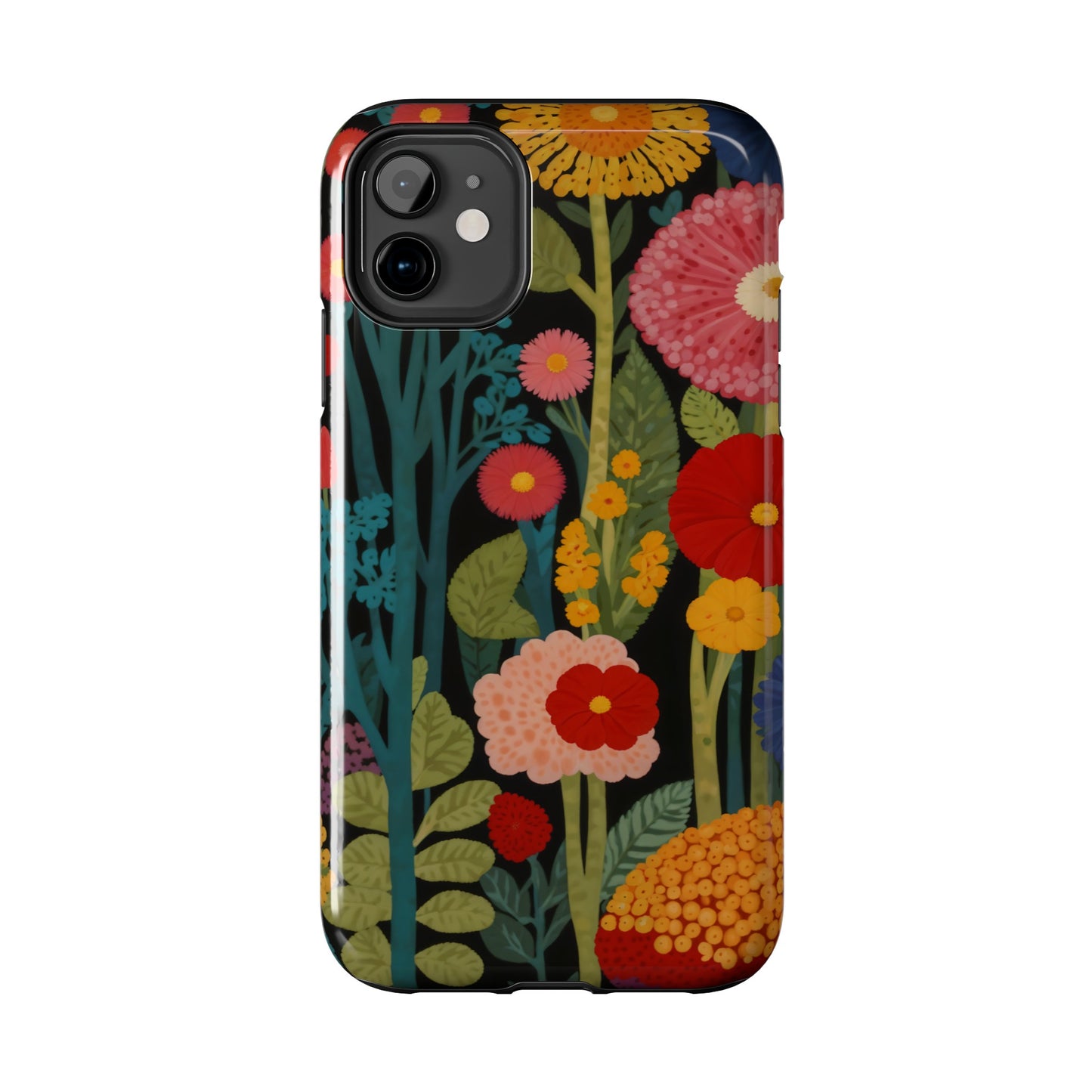 Colorful Flowers Tough iPhone Case