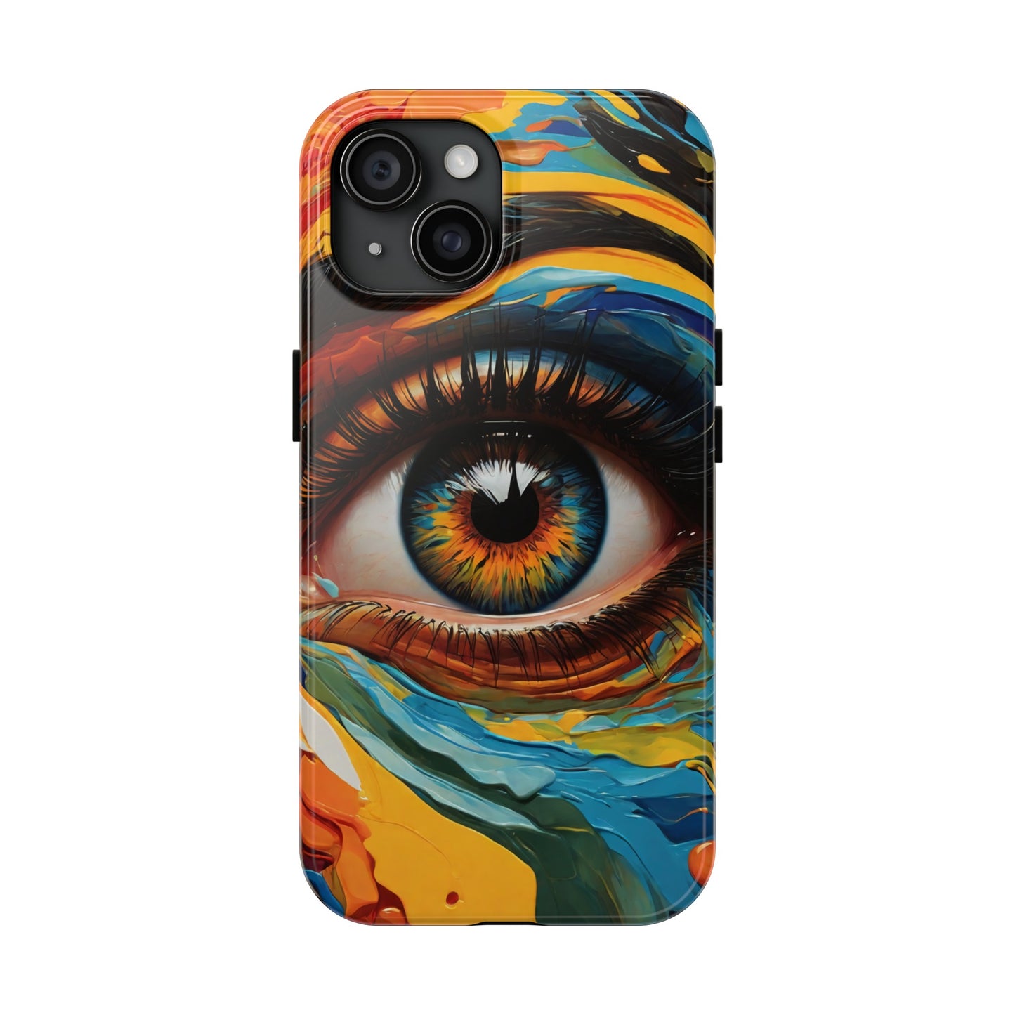 Psychedelic Eye Design Tough iPhone Case