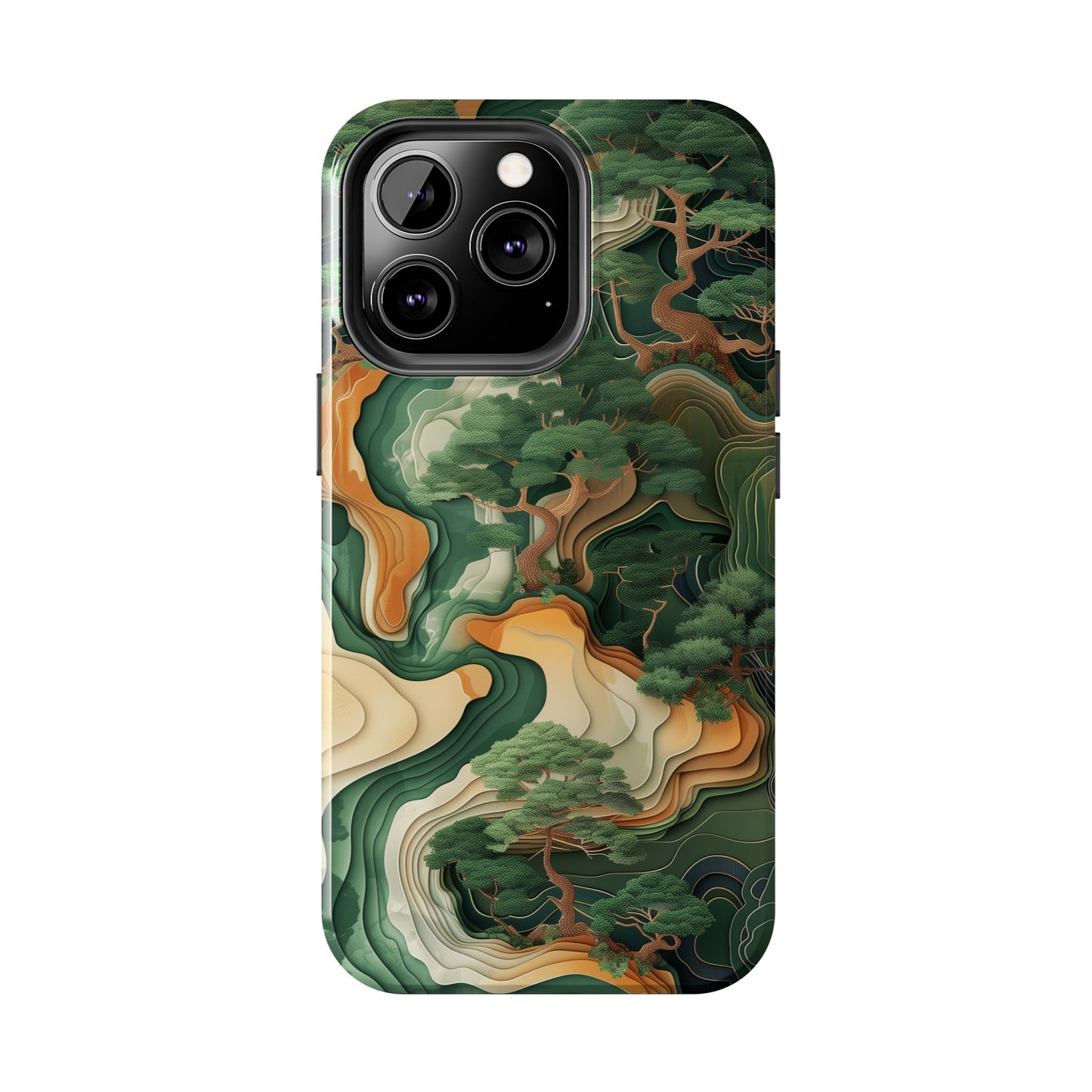 Japanese Art Print Design, Tough iPhone Case