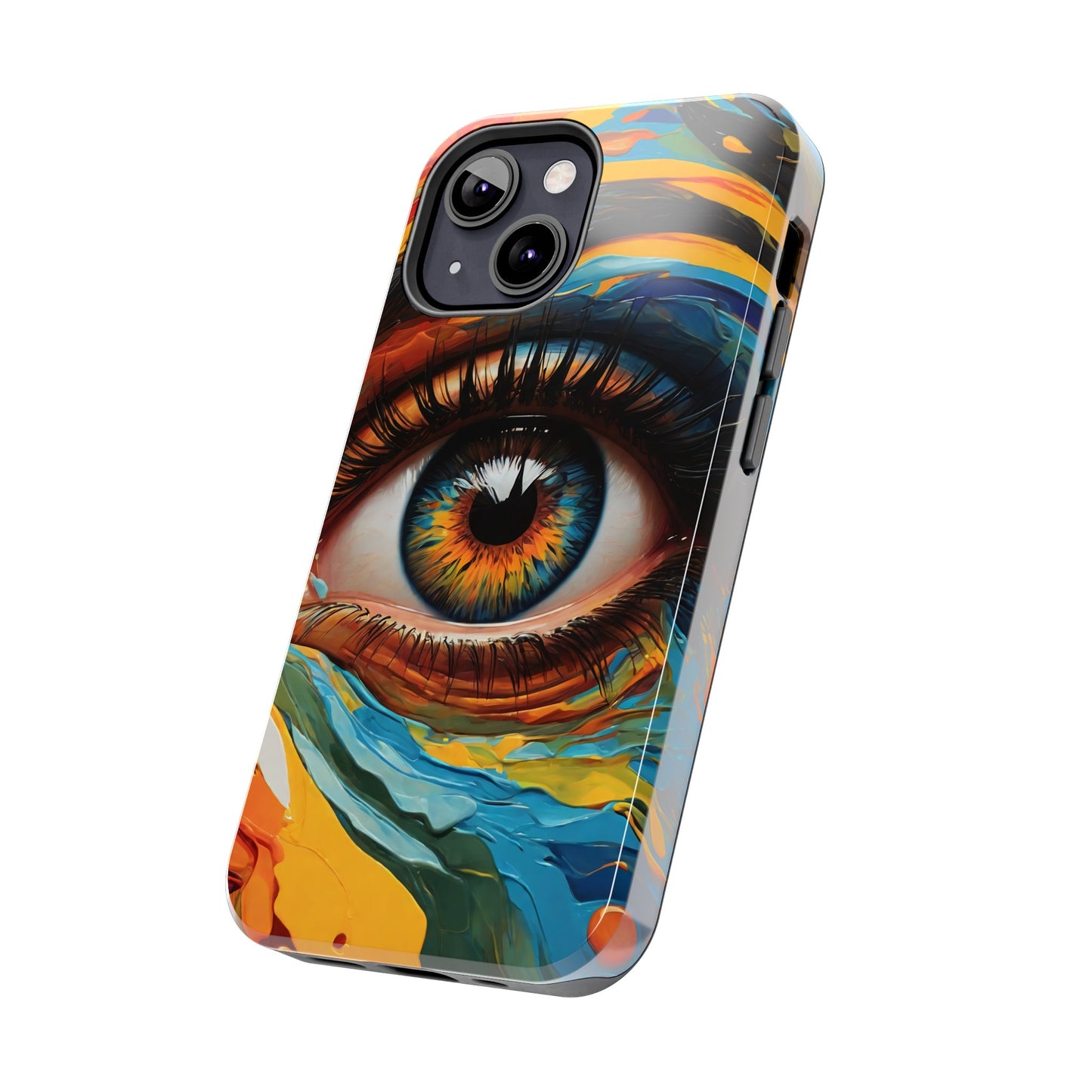 Psychedelic Eye Design Tough iPhone Case