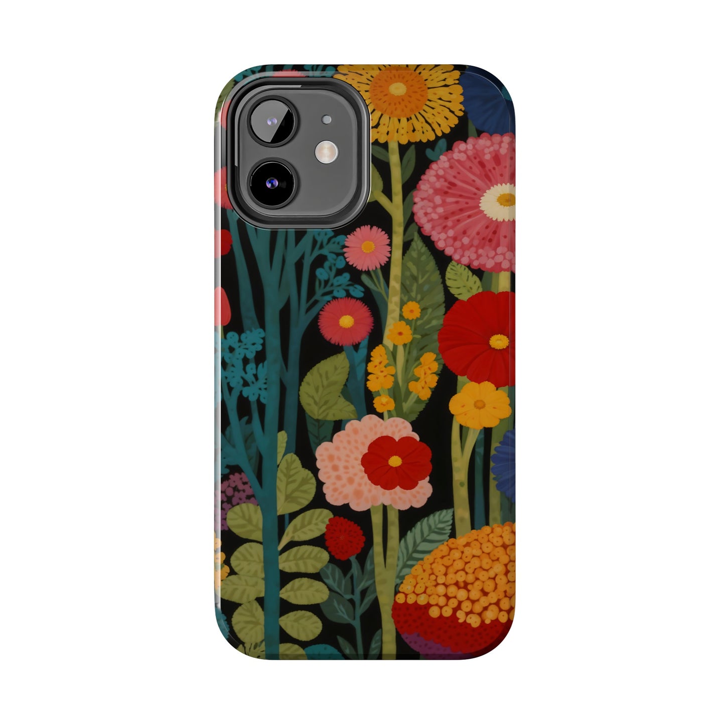 Colorful Flowers Tough iPhone Case