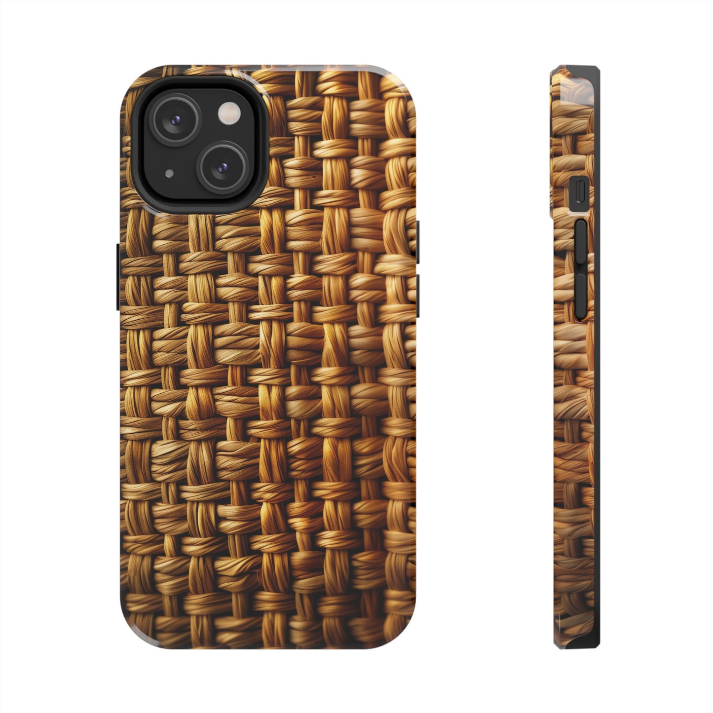 Basket Weave Design Tough iPhone Case