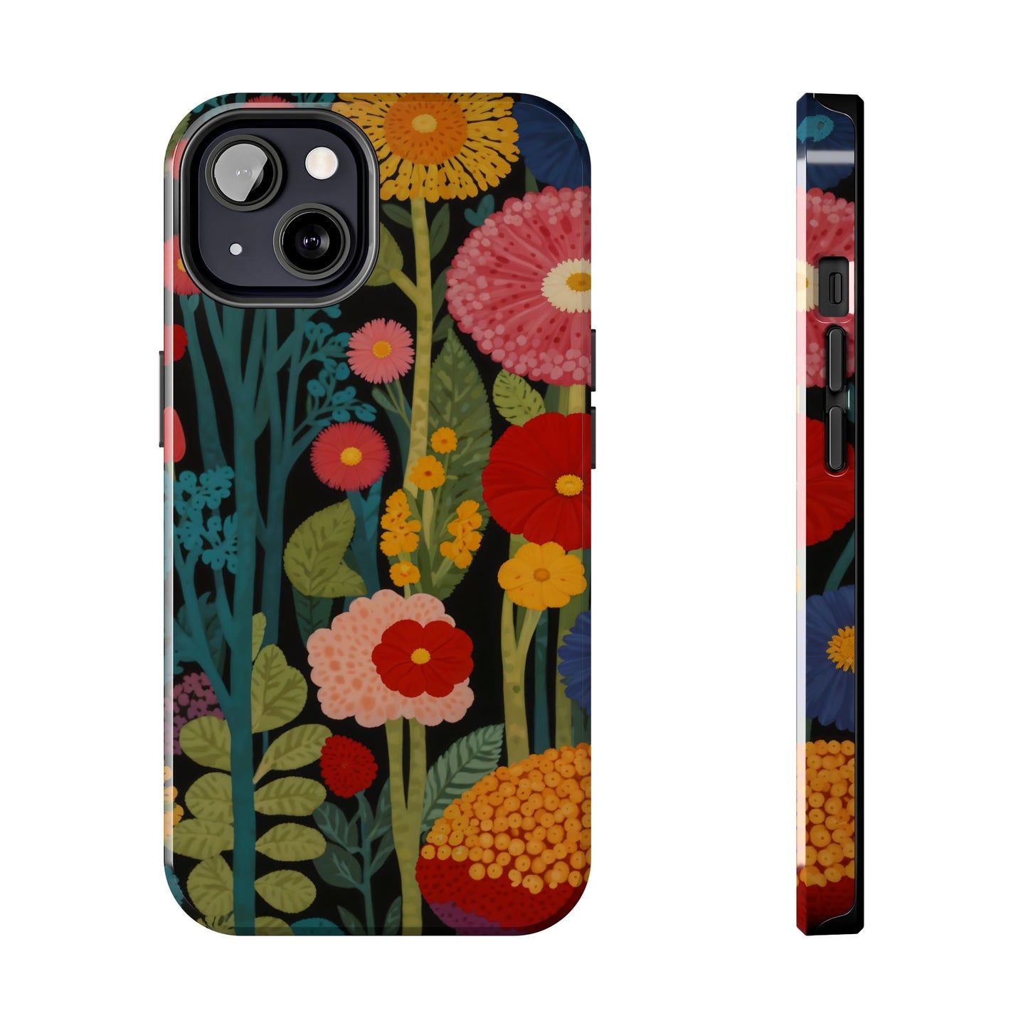 Colorful Flowers Tough iPhone Case