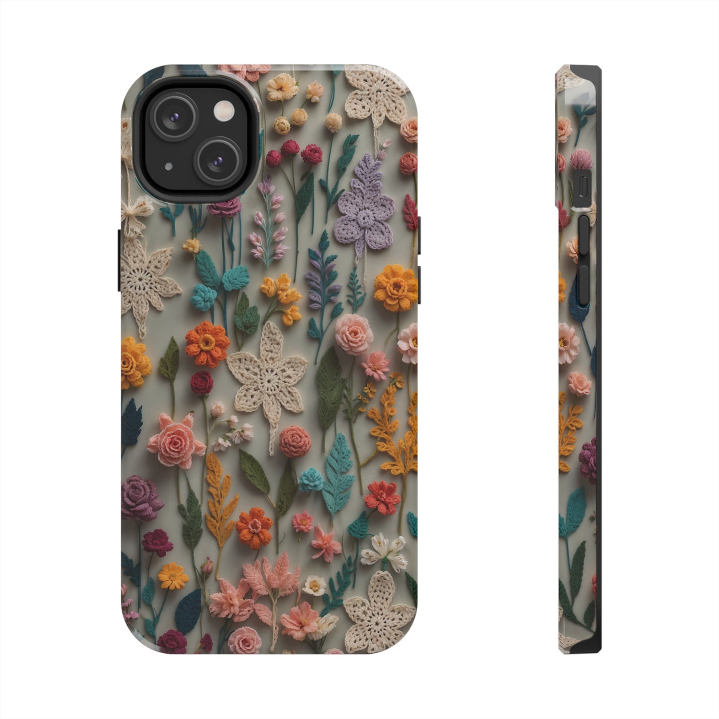 Crochet Flowers iPhone Case