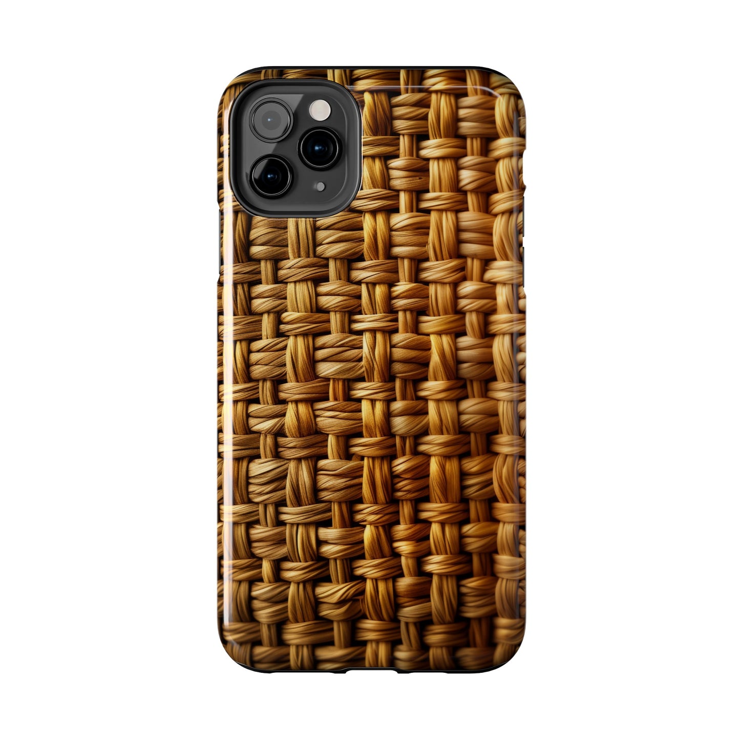 Basket Weave Design Tough iPhone Case