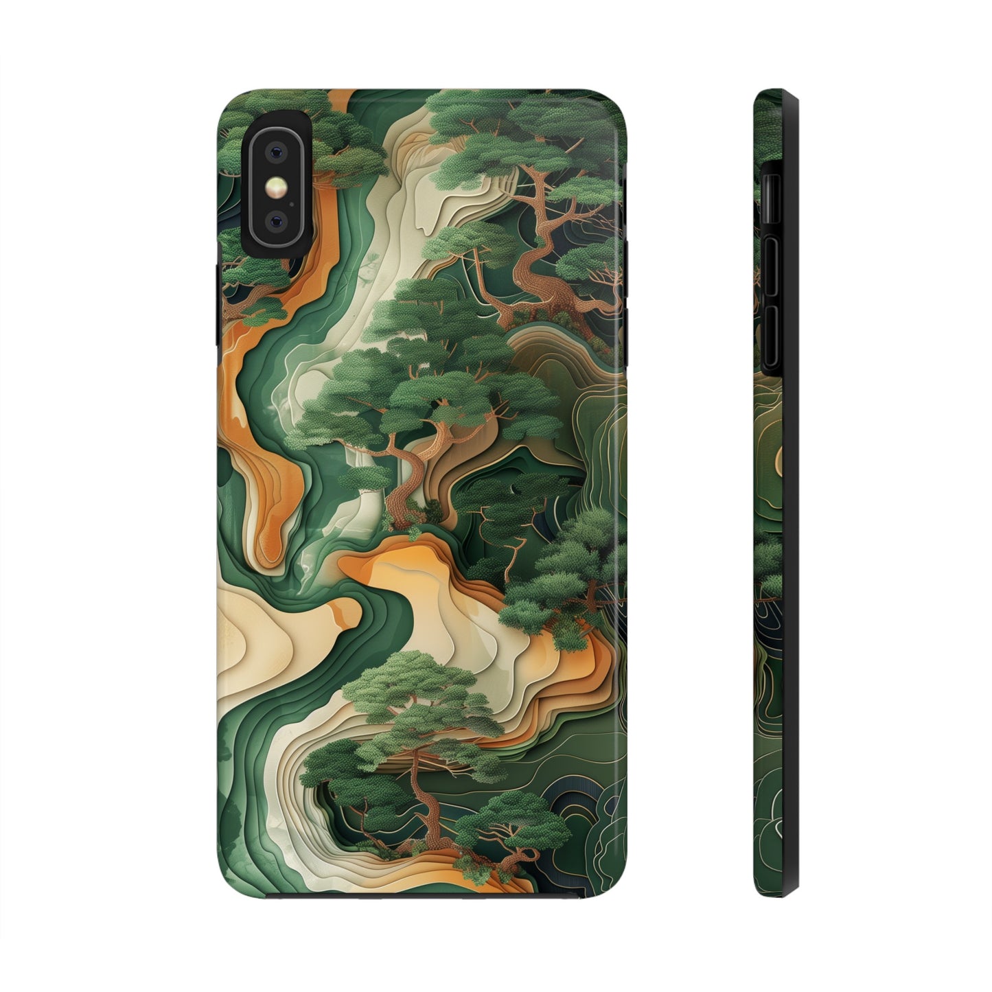 Japanese Art Print Design, Tough iPhone Case