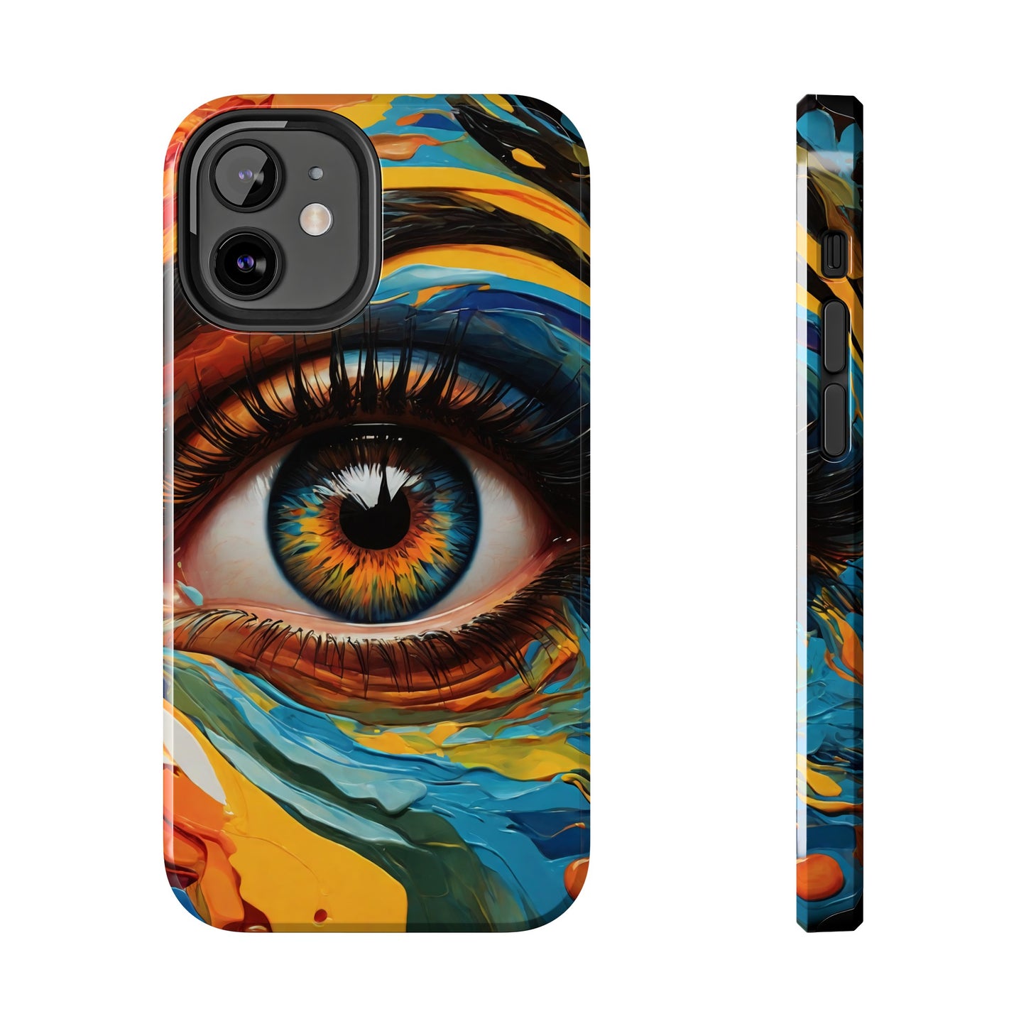 Psychedelic Eye Design Tough iPhone Case