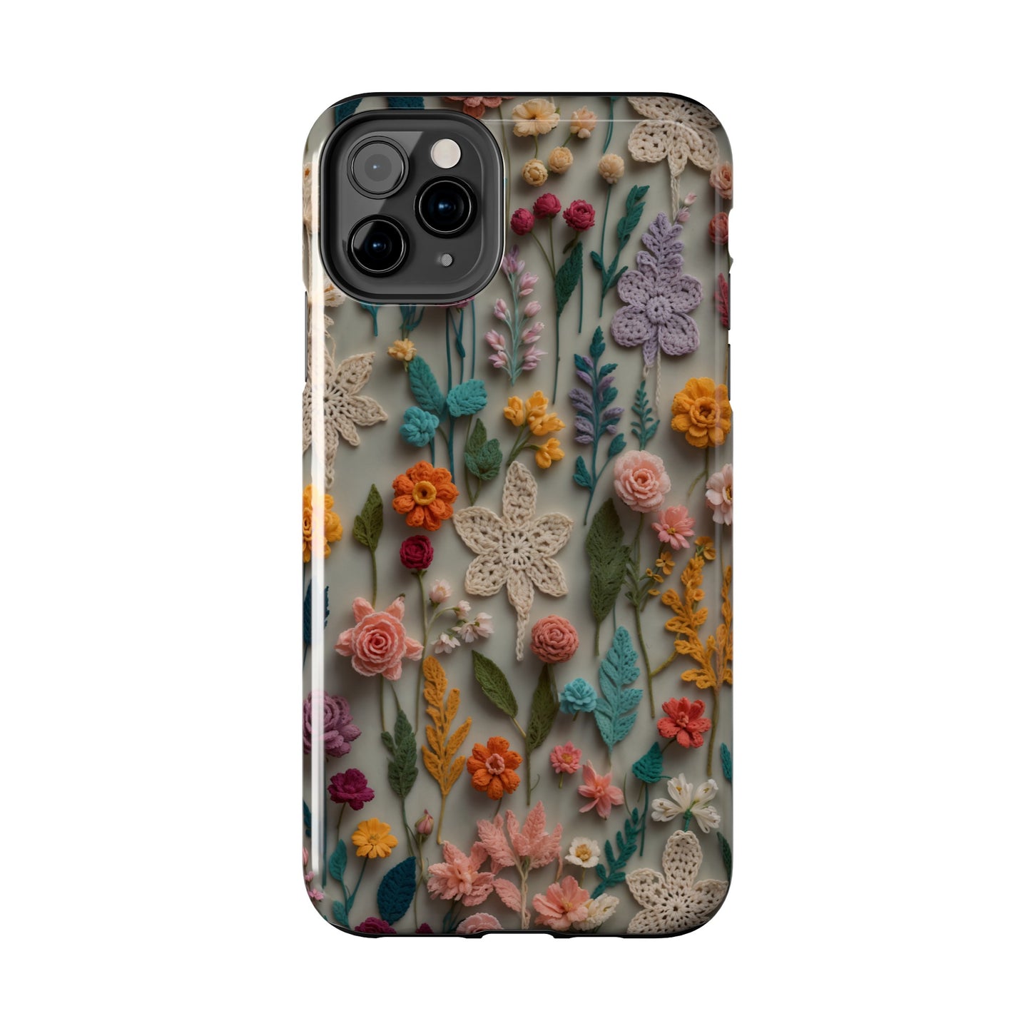 Crochet Flowers iPhone Case