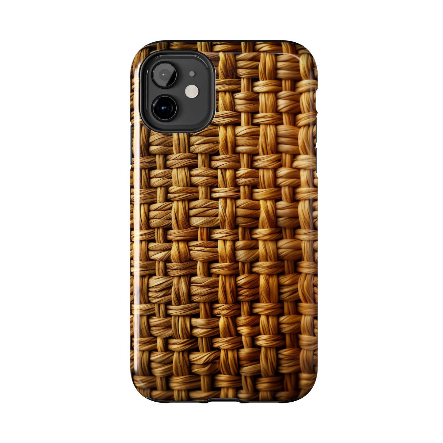 Basket Weave Design Tough iPhone Case