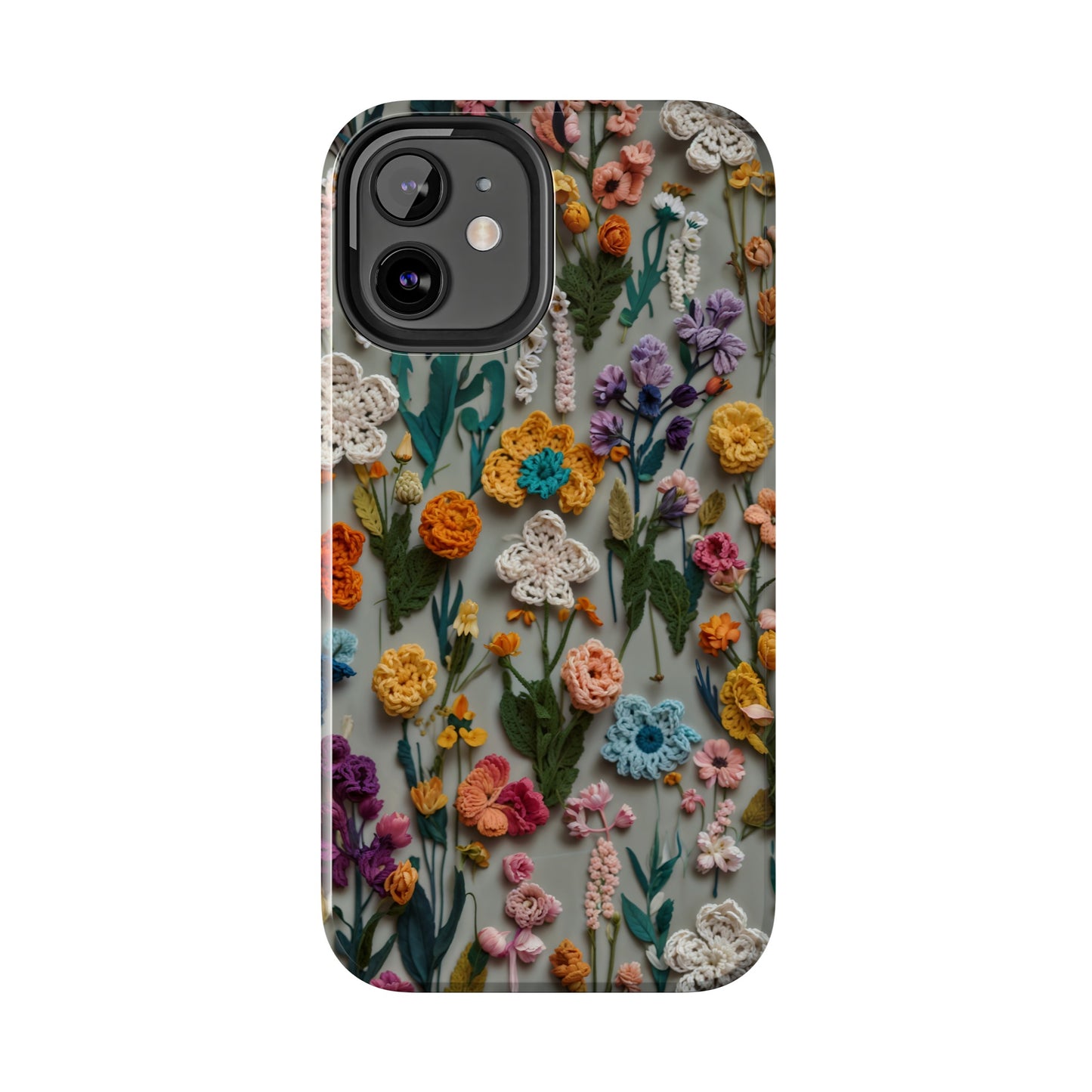 Crochet Flowers iPhone Case, Crocheter Gift