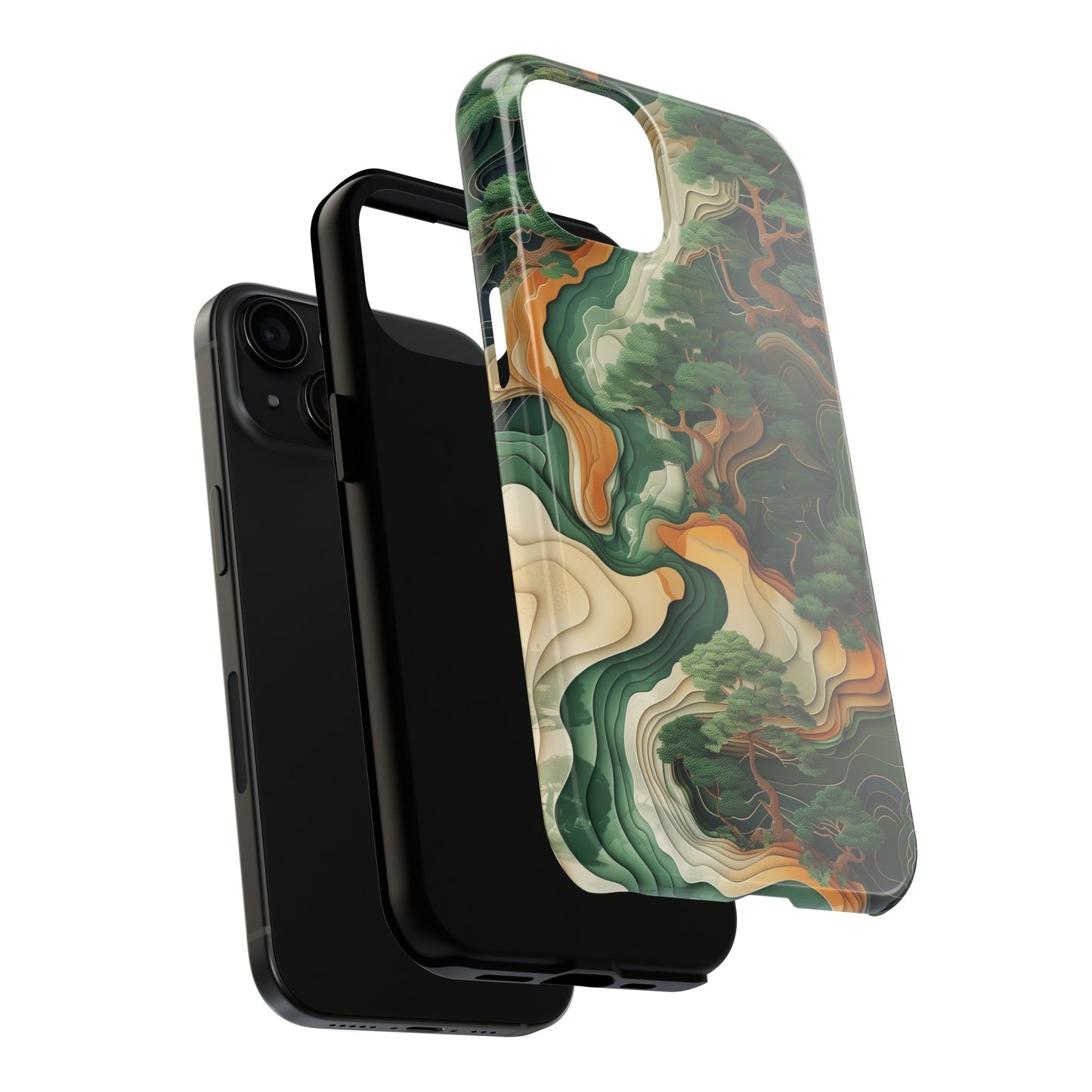 Japanese Art Print Design, Tough iPhone Case