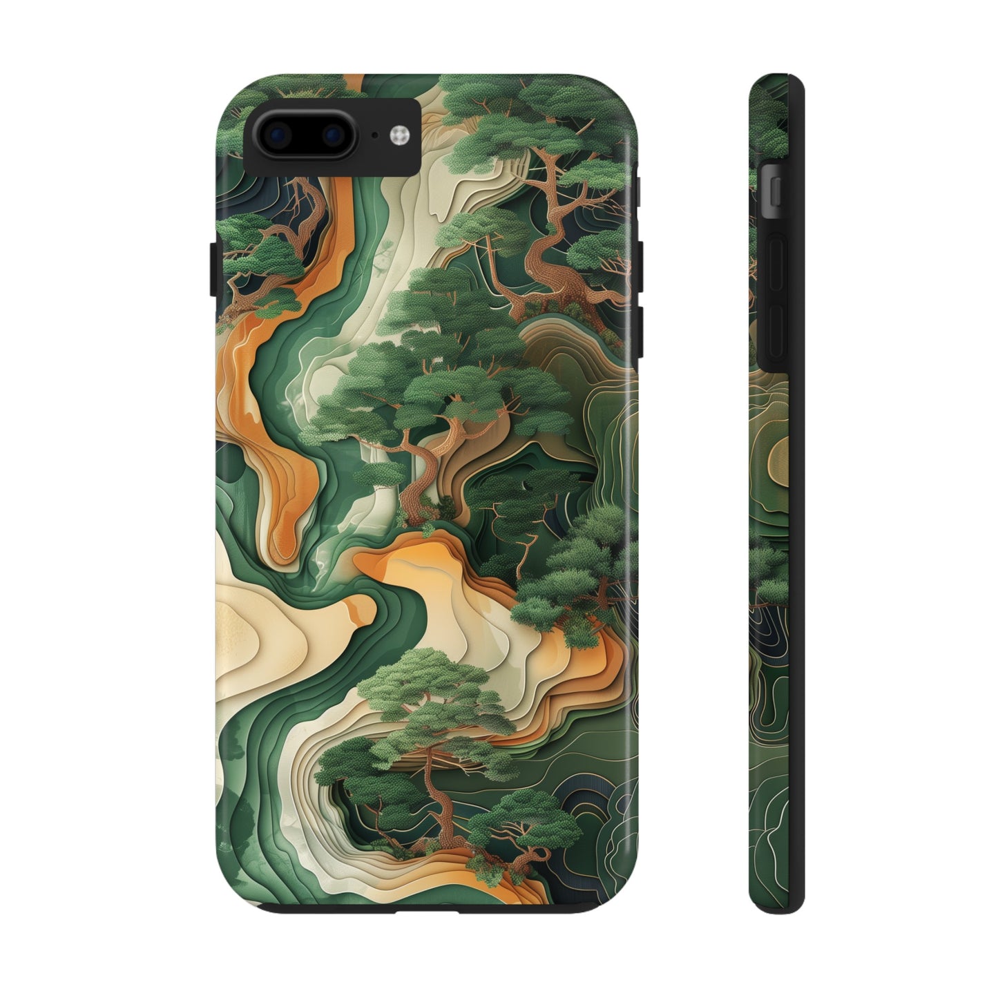 Japanese Art Print Design, Tough iPhone Case