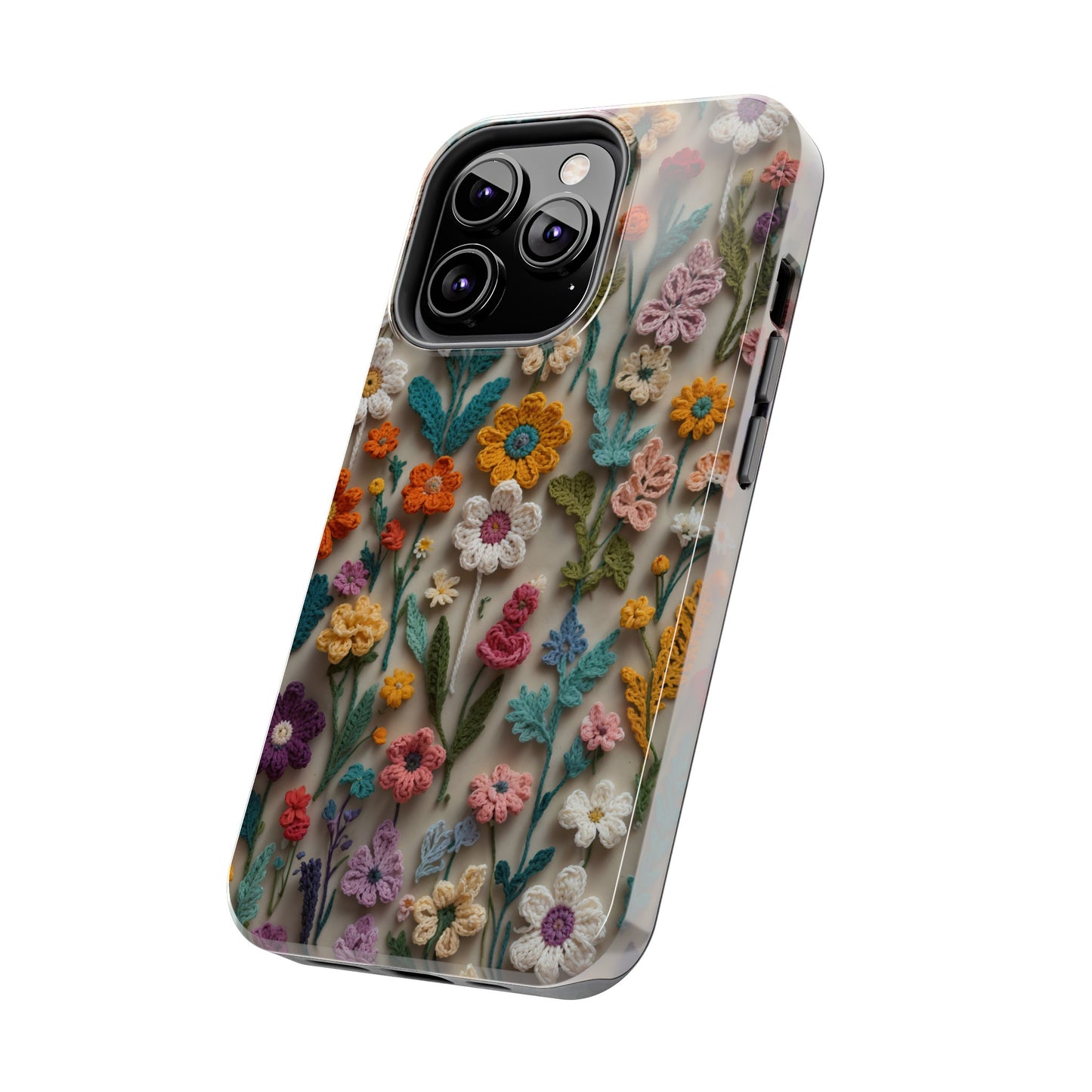 Crochet Flowers iPhone Case, Crocheter Gift