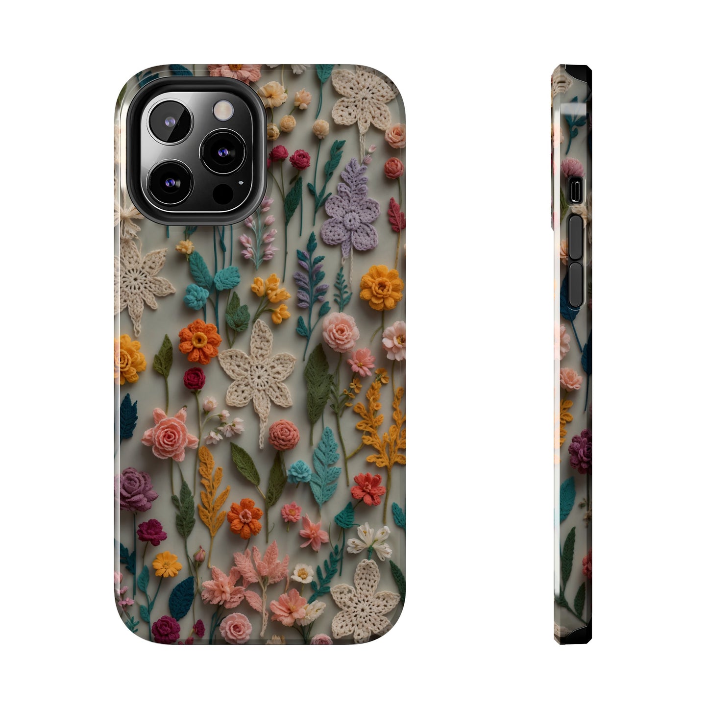 Crochet Flowers iPhone Case