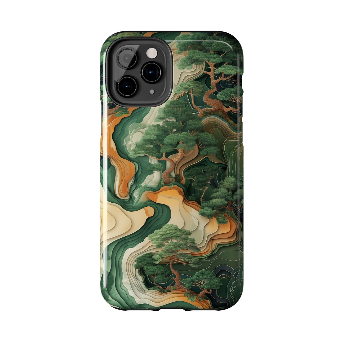 Japanese Art Print Design, Tough iPhone Case