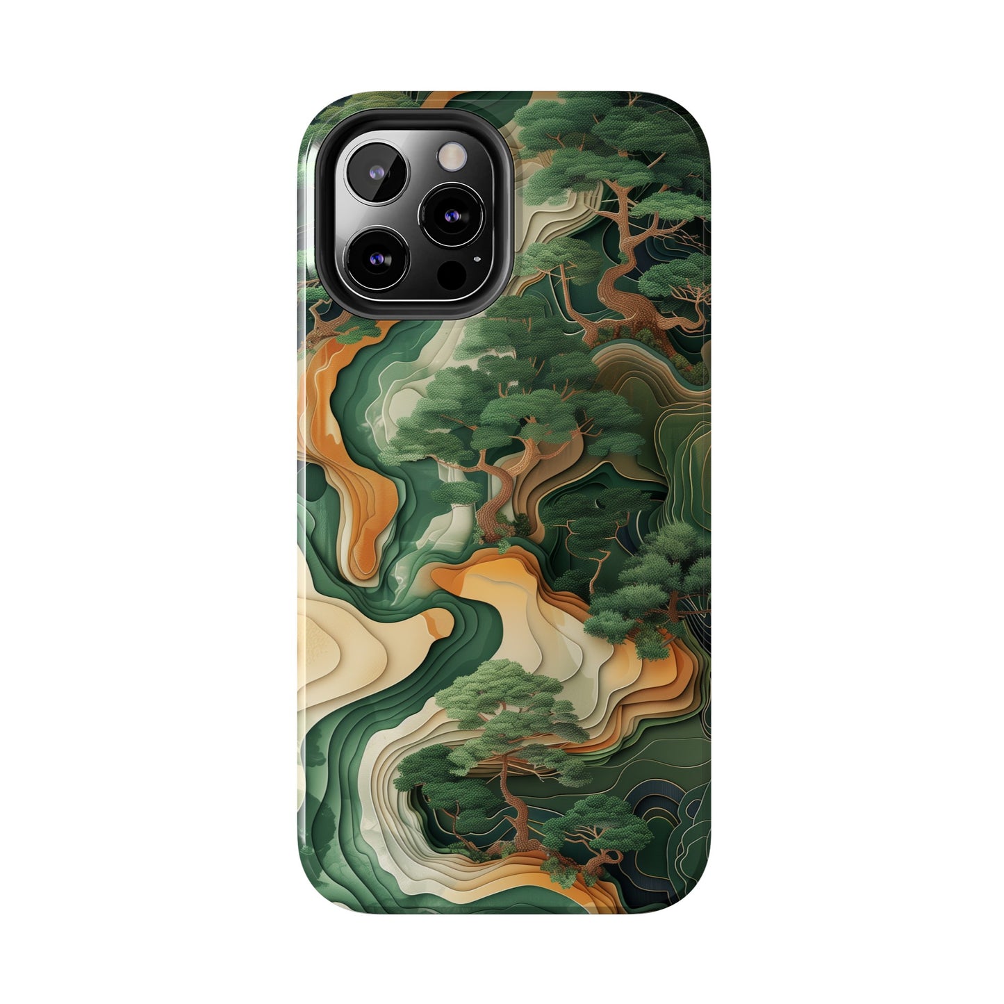 Japanese Art Print Design, Tough iPhone Case