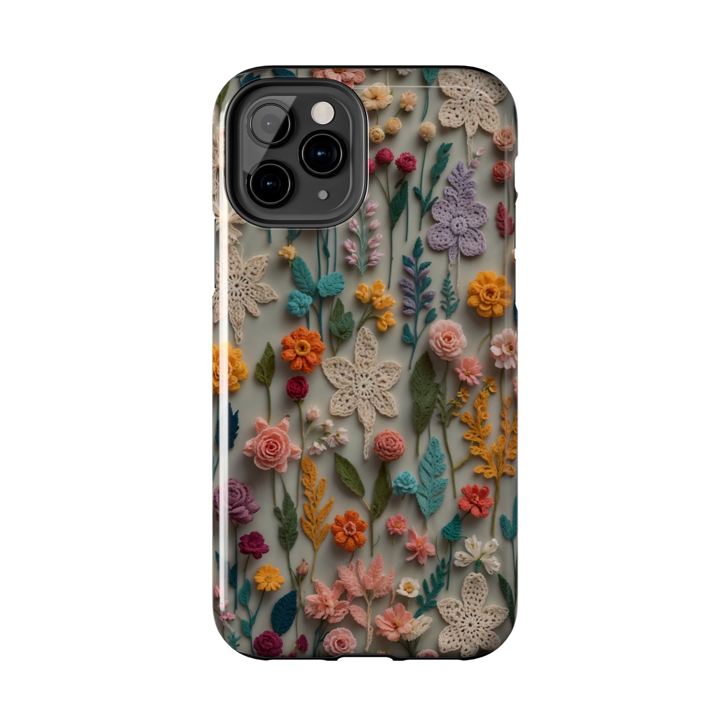 Crochet Flowers iPhone Case