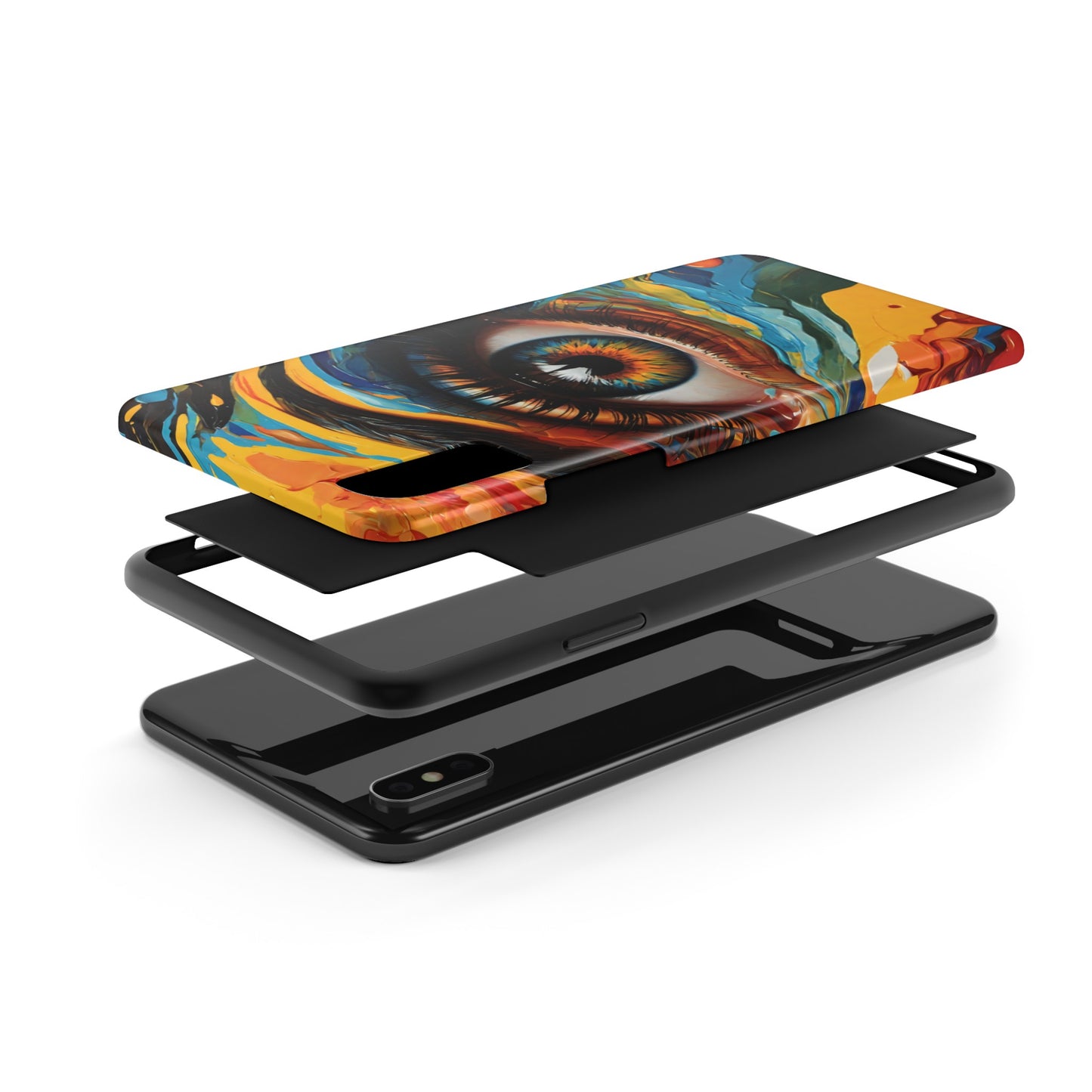 Psychedelic Eye Design Tough iPhone Case