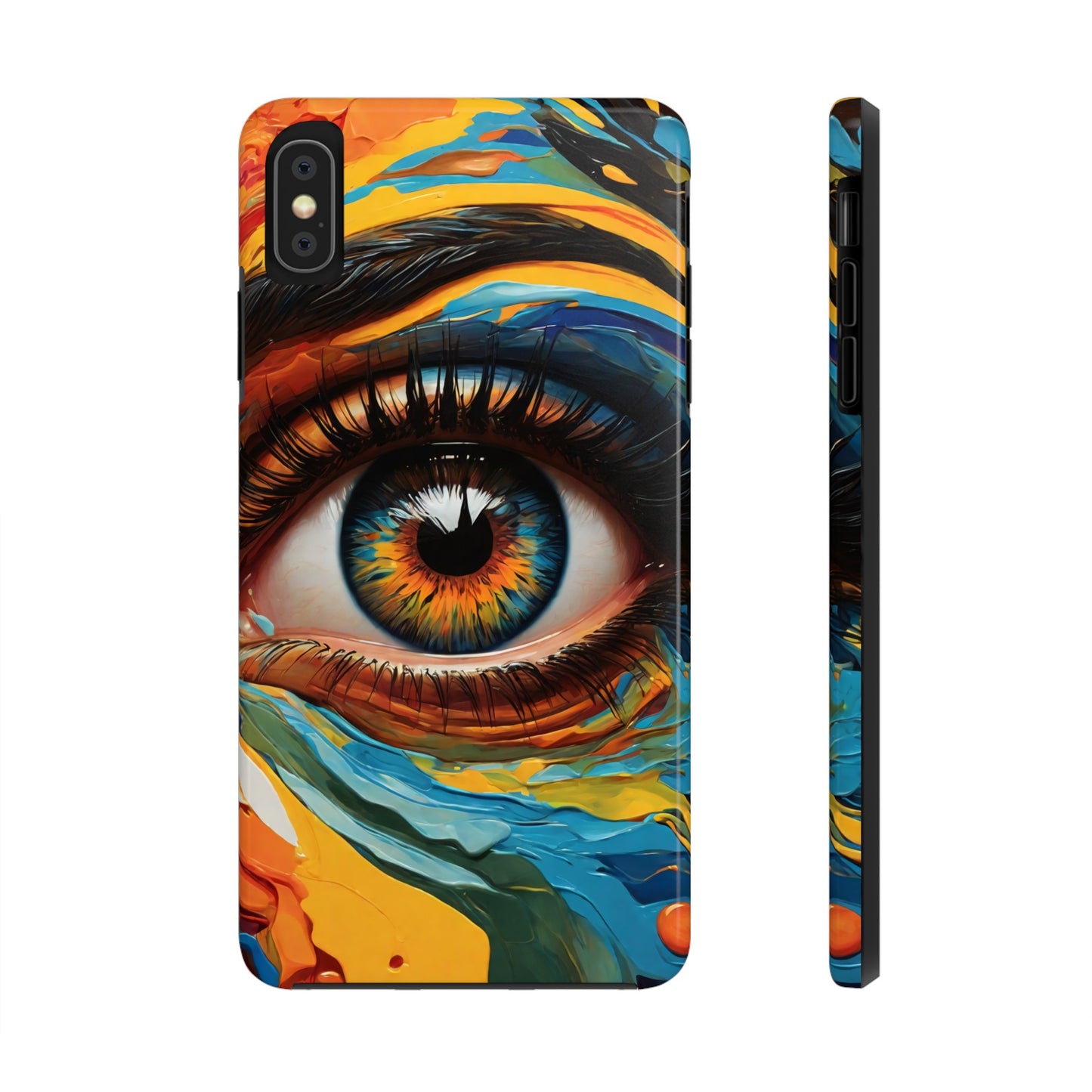 Psychedelic Eye Design Tough iPhone Case