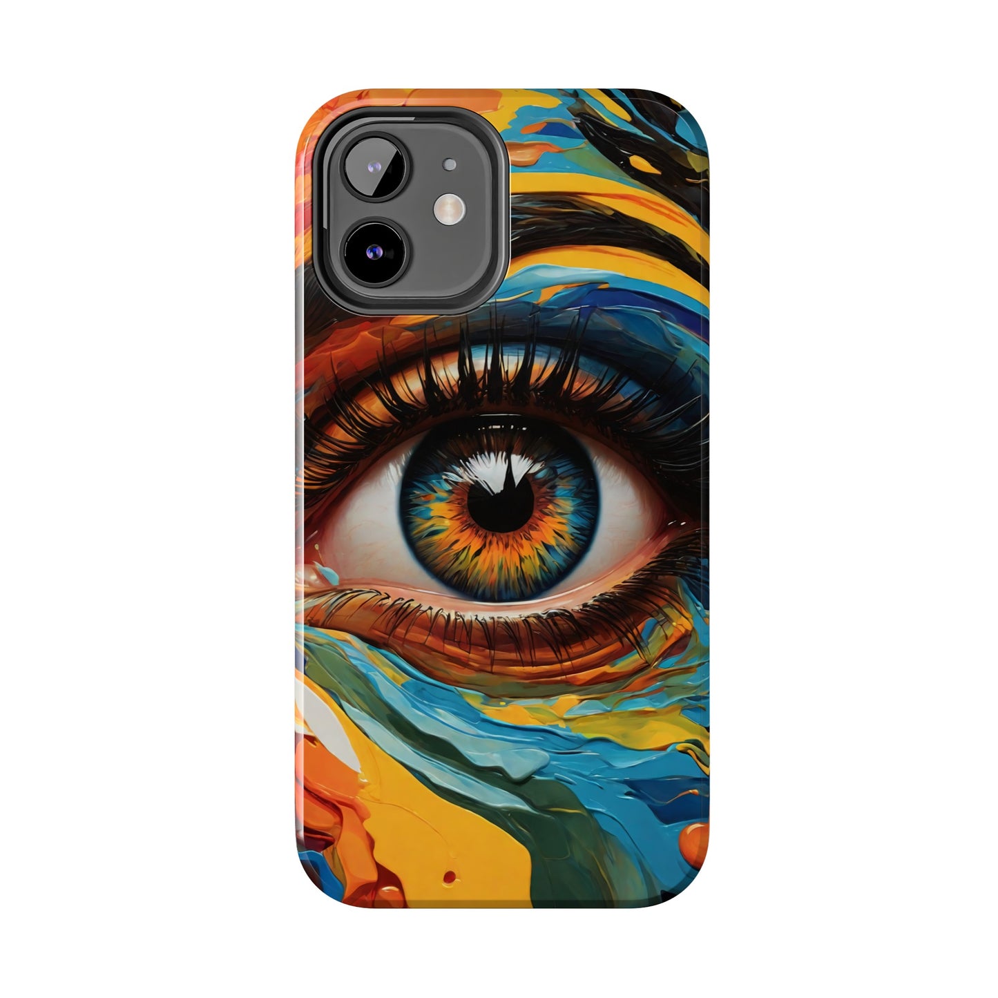 Psychedelic Eye Design Tough iPhone Case