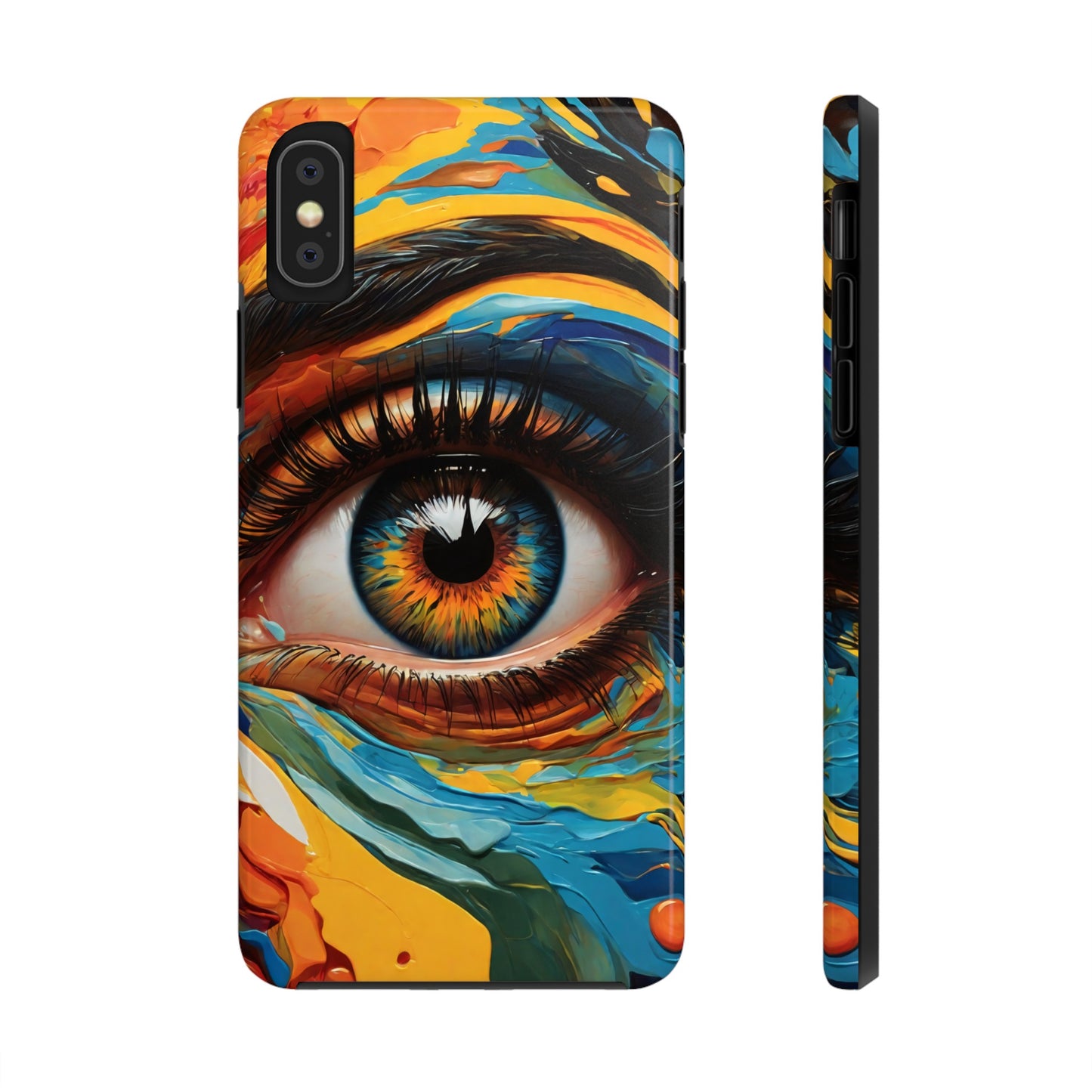 Psychedelic Eye Design Tough iPhone Case