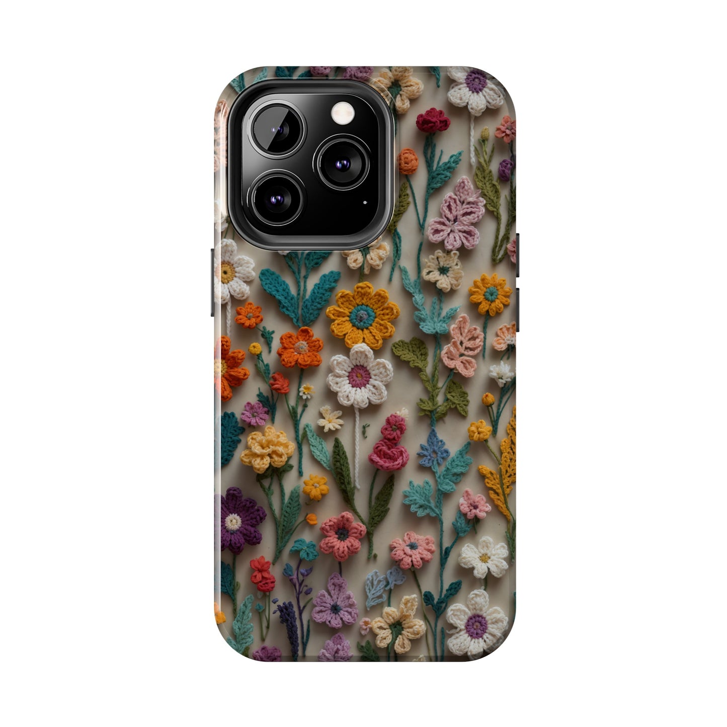 Crochet Flowers iPhone Case, Crocheter Gift