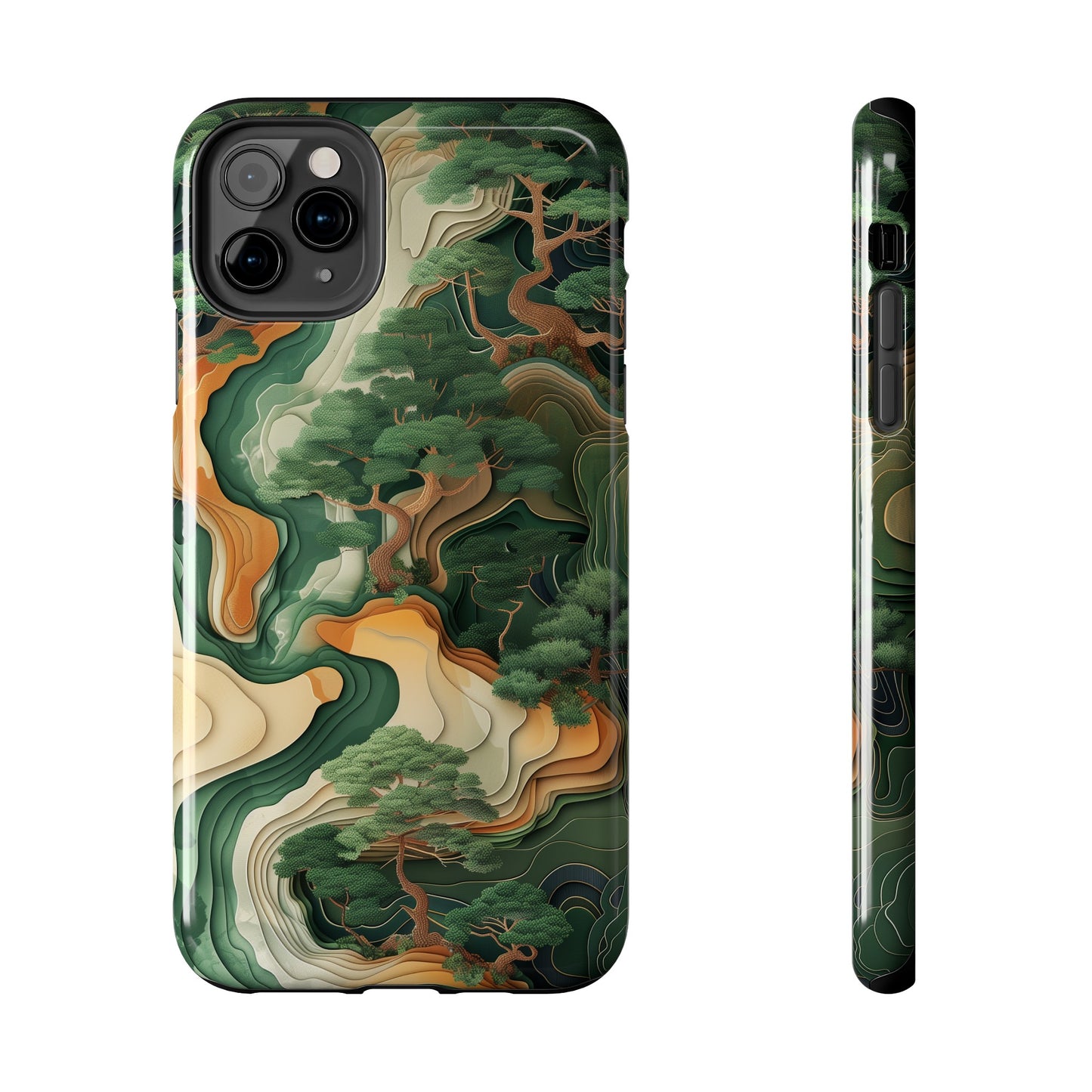 Japanese Art Print Design, Tough iPhone Case