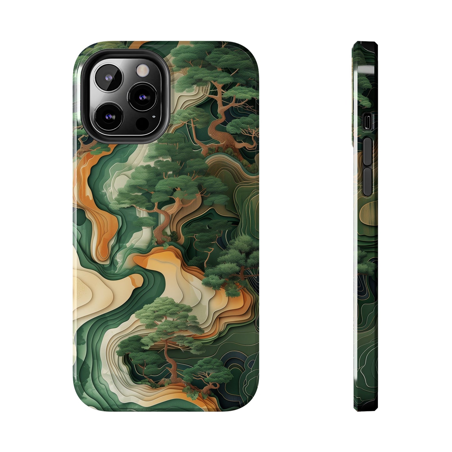 Japanese Art Print Design, Tough iPhone Case