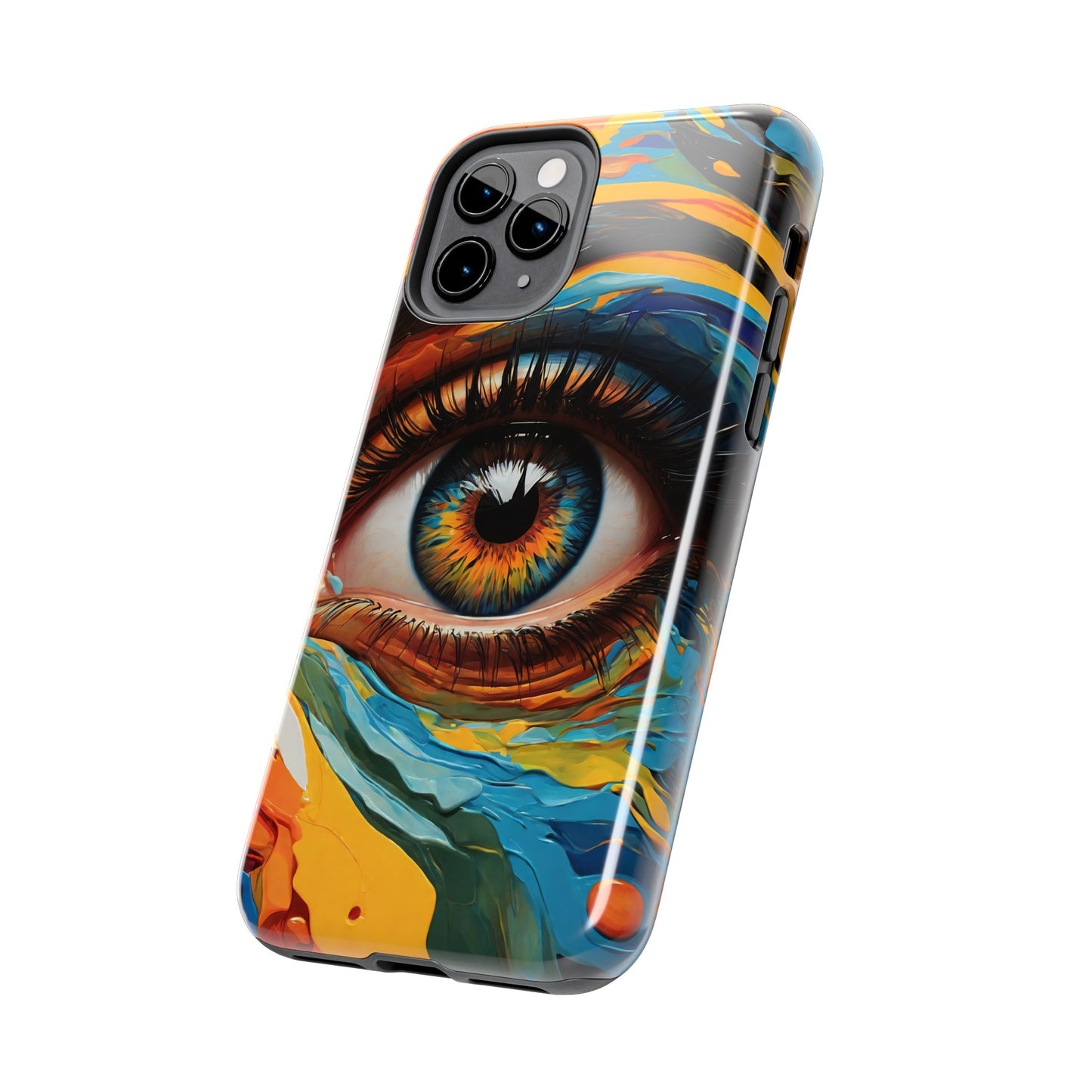 Psychedelic Eye Design Tough iPhone Case